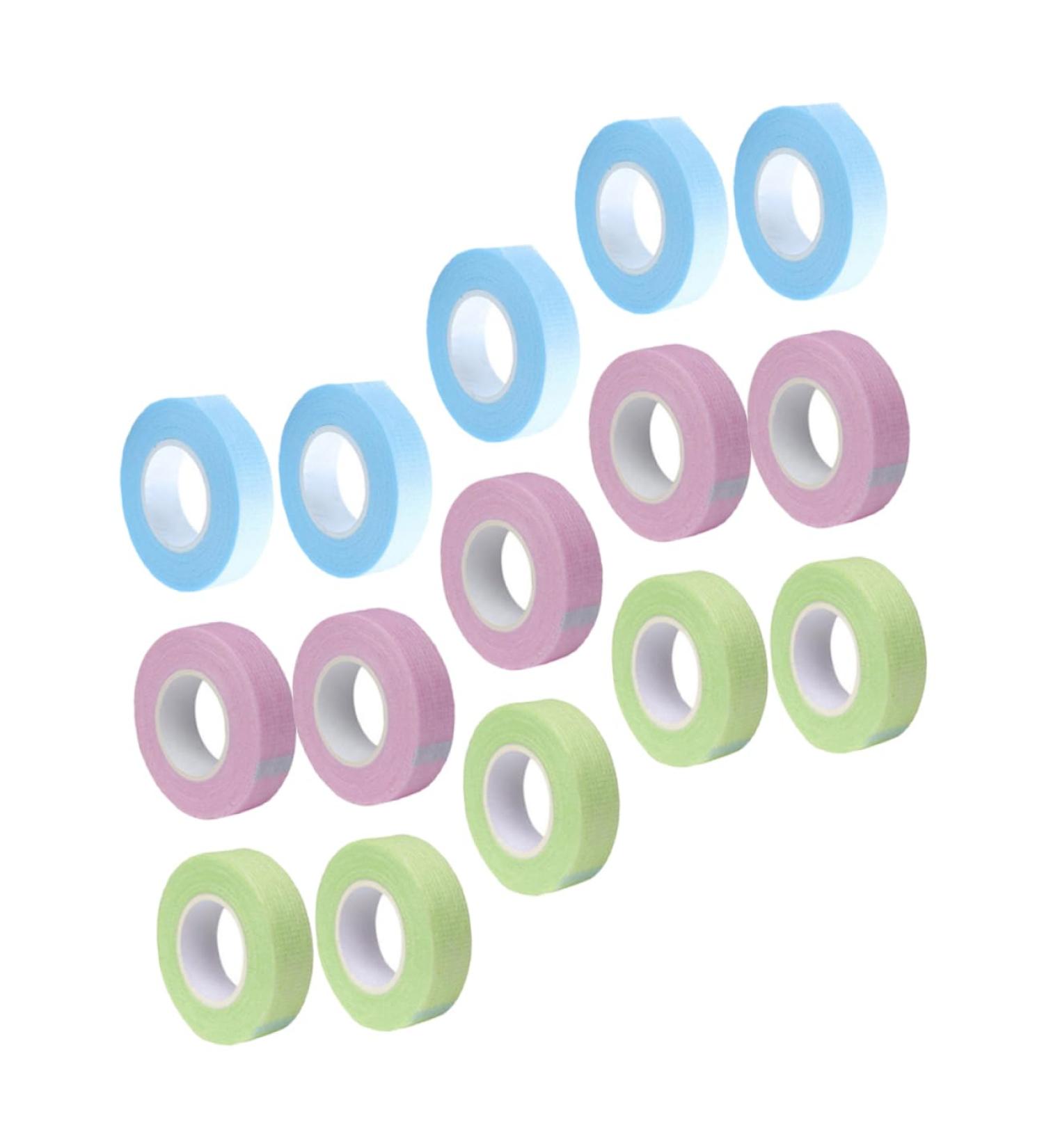 DOITOOL 15rolls Lash Tape Breathable Lash Tape False Eyelash Tape Eye Positioning Sticker Pads K Tape Under Eye Foam Pads Makeup Lash Non-woven Fabric With Hole Extension Belt - Buy Online on GoSupps.com