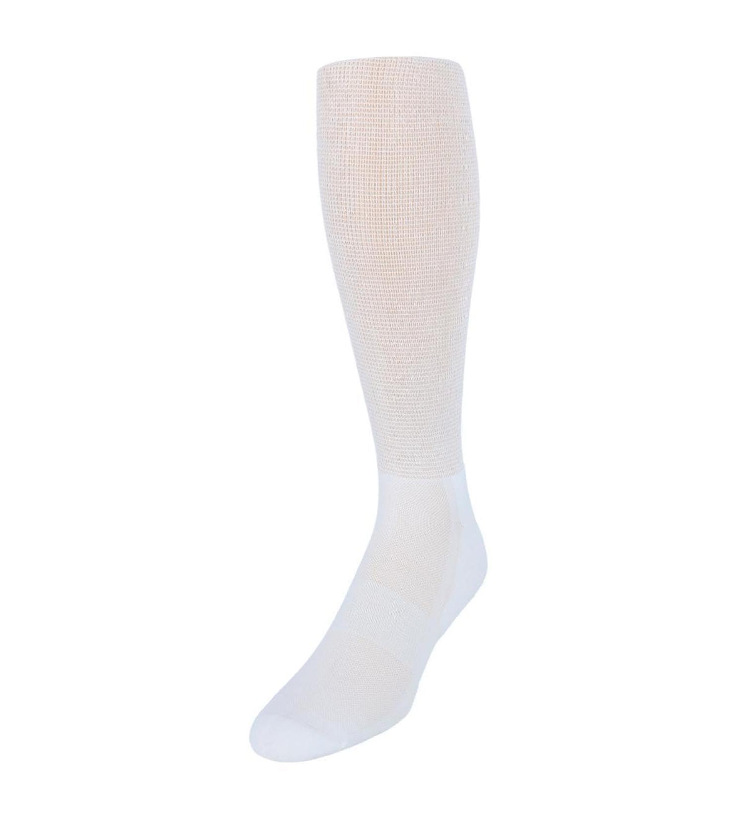 CTM Men's Big and Tall King Size Diabetic Non Binding Sock