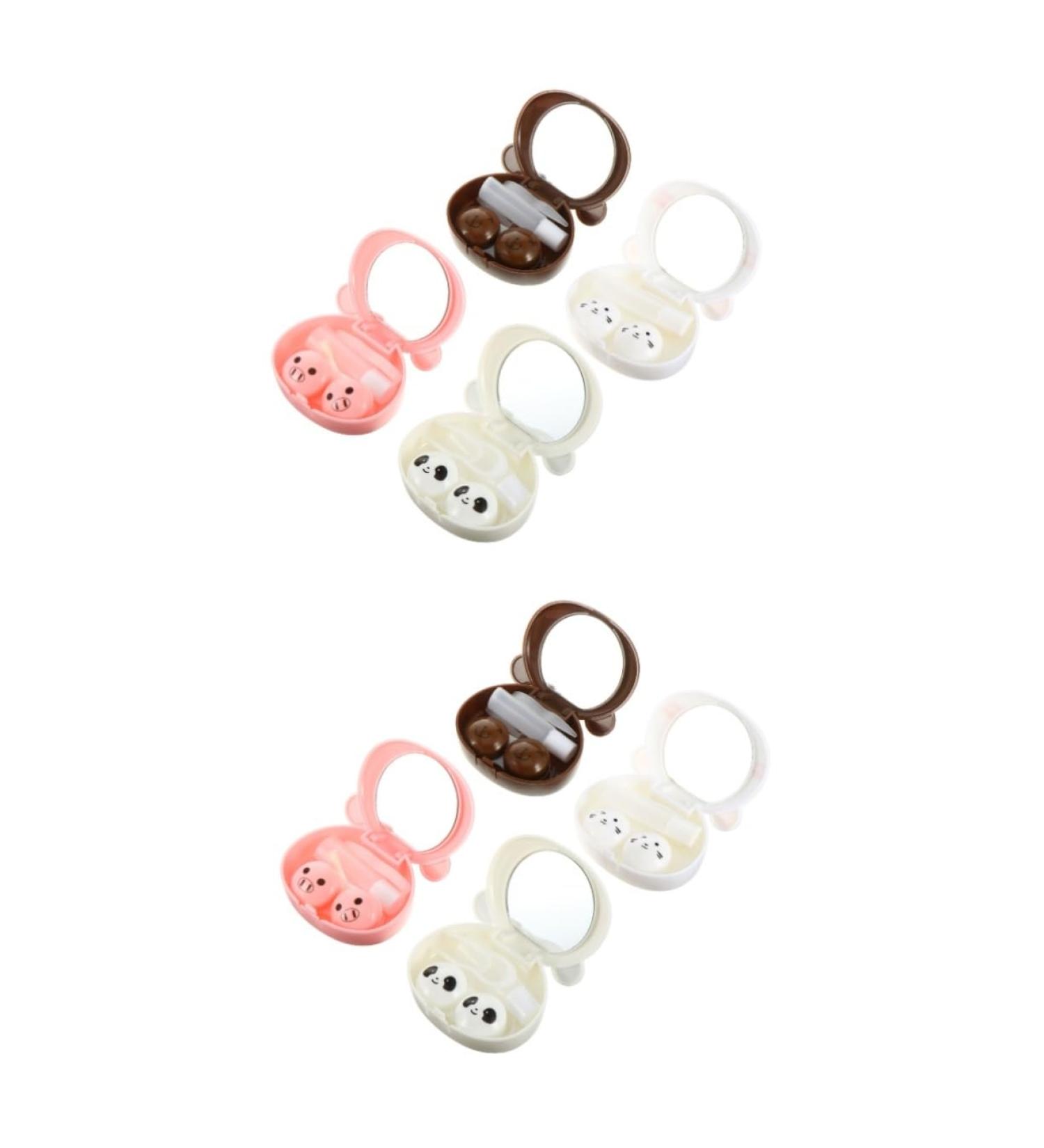 Healeved 8 STK Contact Lens Travel Set - Organizer Case Care Container Tweezers & Bracket | Perfect for Eye Lens Storage - Buy Online on GoSupps.com