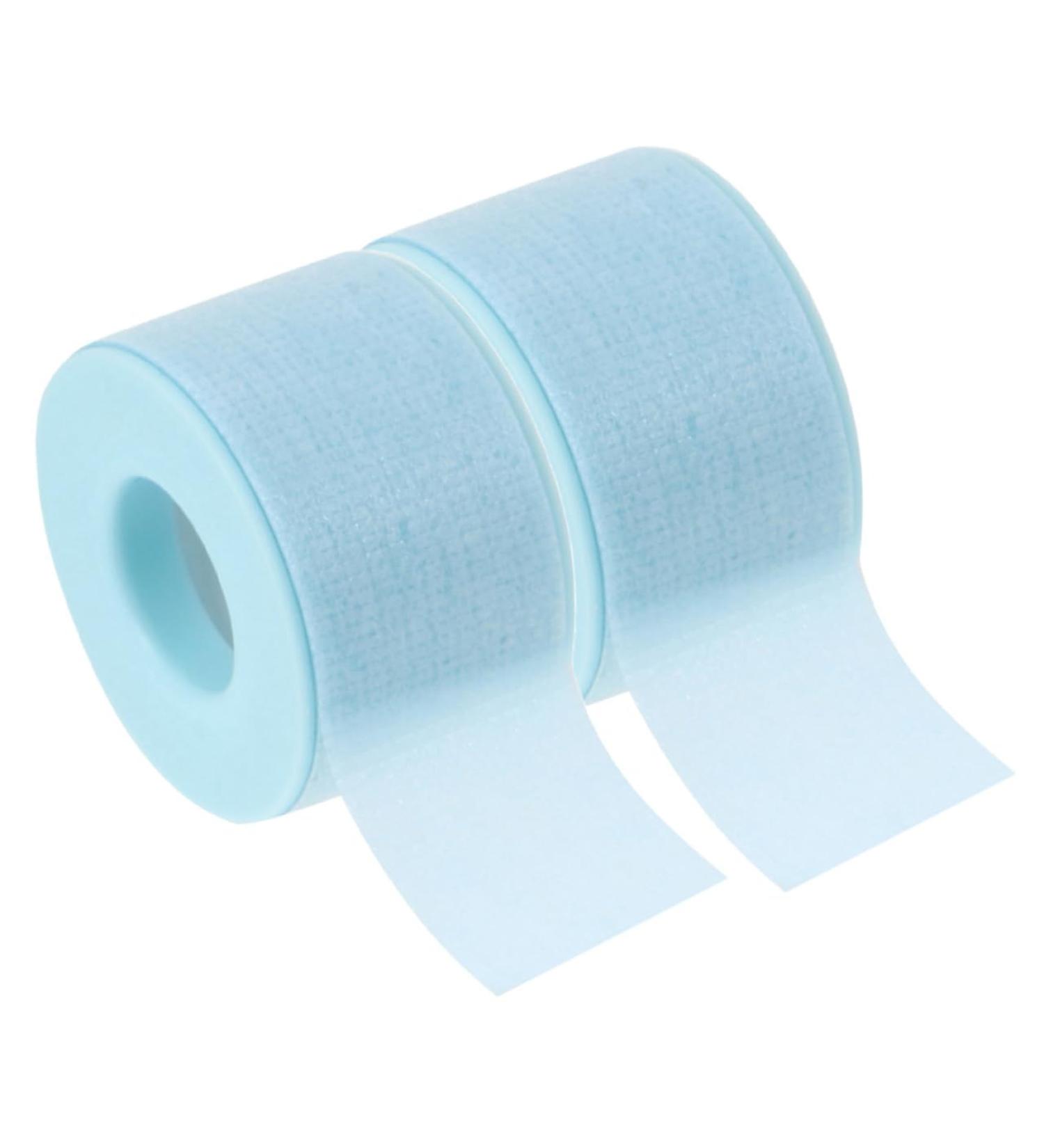 Ipetboom 2 Rolls Silicone Gel Band Eye Skin Tape Diy Eyelashes Extension Tape Invisible Tape Tools Silica Gel Lash Tapes False Lash Tape Non-woven Fabric Breathable Auxiliary Tool - Buy Online on GoSupps.com