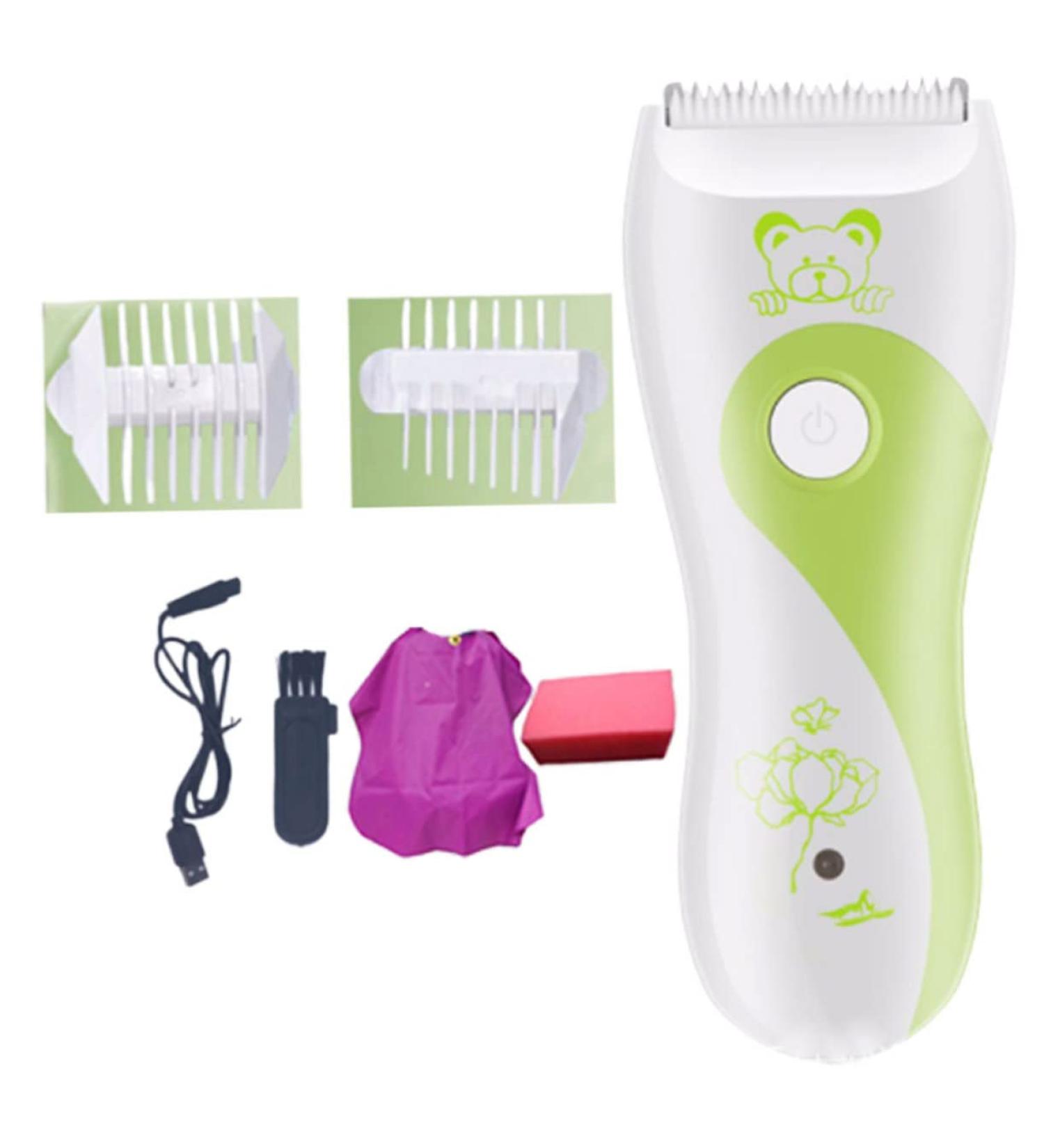 KALLORY Electric Razor Set - USB Rechargeable Hair Trimmer Clippers for Infants - Automatic Color Cutting - Mute Clipper Kit - Perfect Gift for Home Use - Buy Online on GoSupps.com