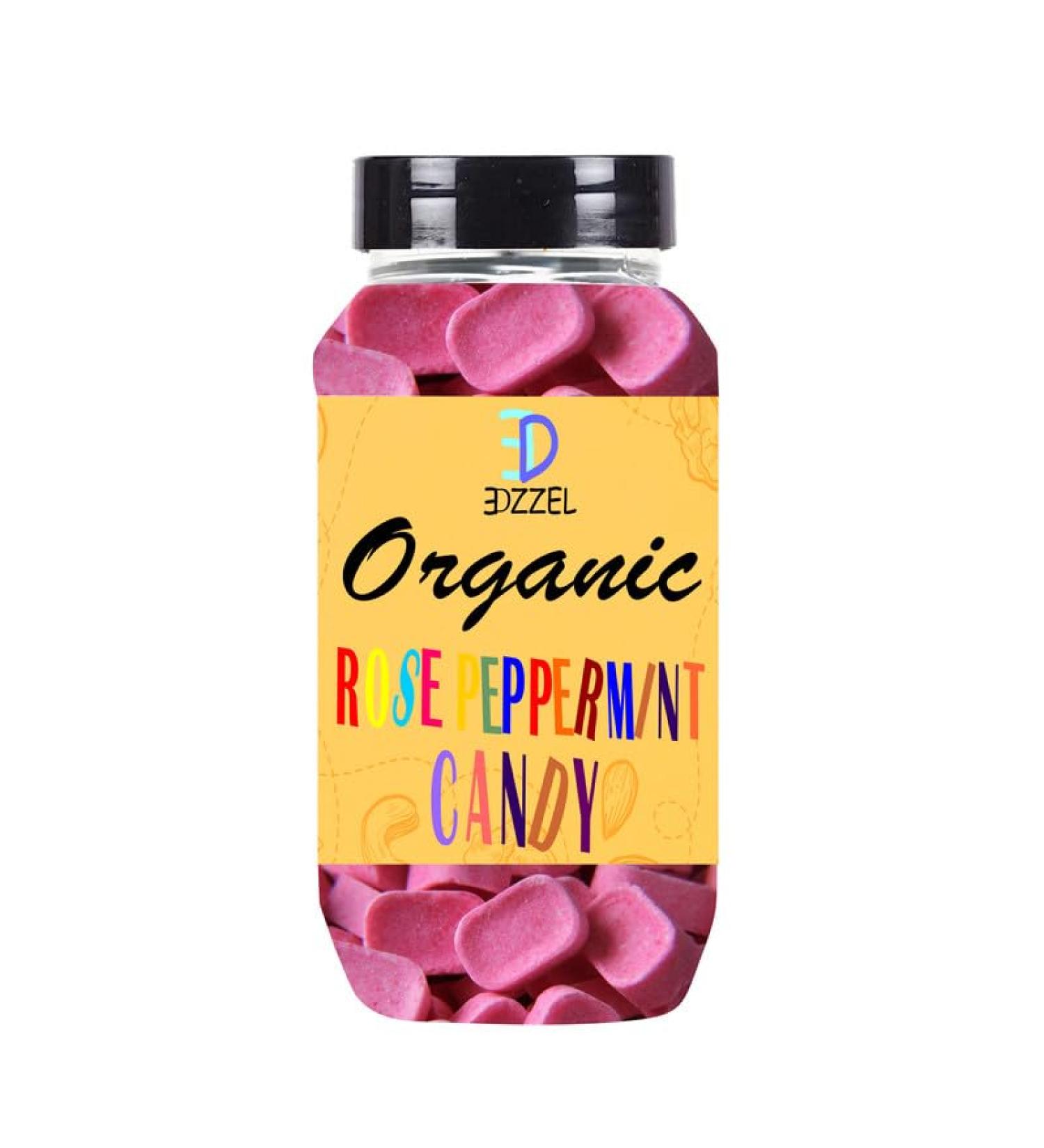 EDZZEL Bonbons la rose et la menthe poivr e bio de qualit sup rieure (100 g) - 1 bo te - Buy Online on GoSupps.com