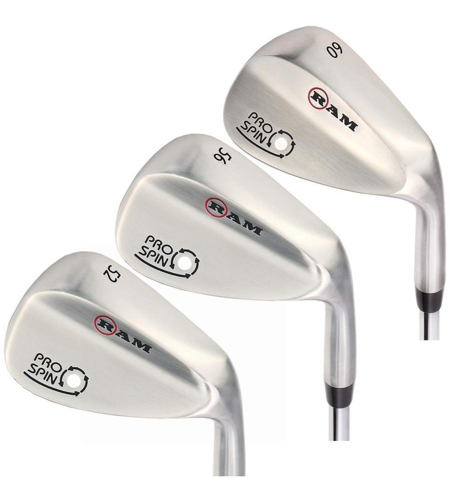 Ram Golf Pro Spin 3 Wedge Set - 52/56/60 Degree - Men's Right Hand Regular Flex - Buy Online on GoSupps.com