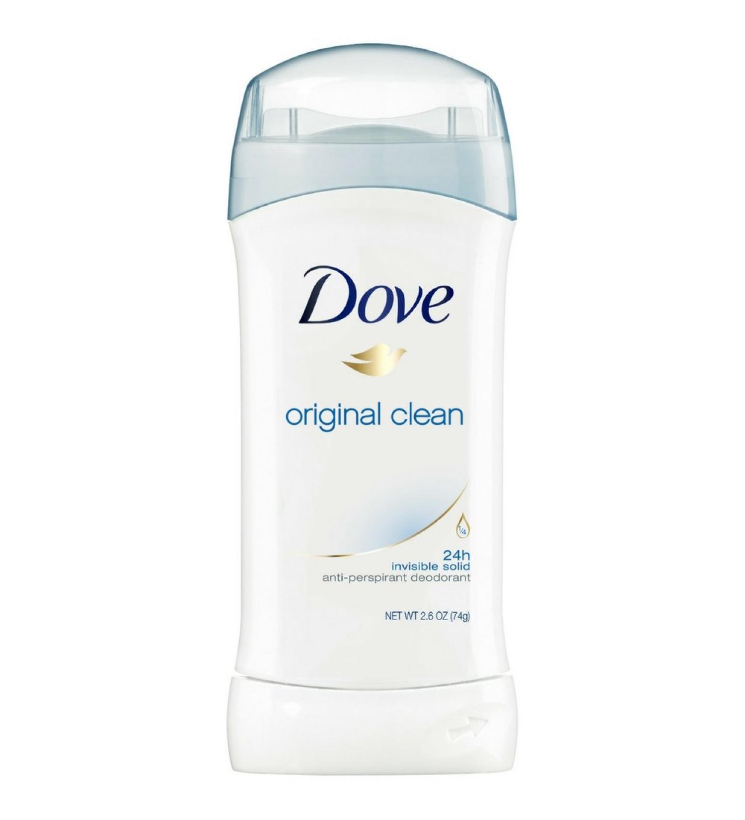 Dove Invisible Solid Deodorant  Original Clean - 2.6 oz - 3 pk