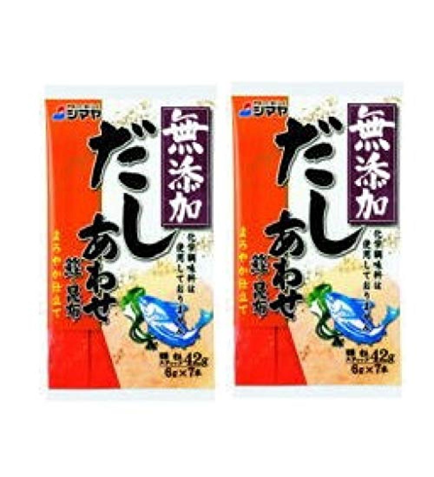 Shimaya Awase Dashi Powder (Bonito and Kelp Soup Stock) English instructions on the back 1.48 oz (2 Pack)
