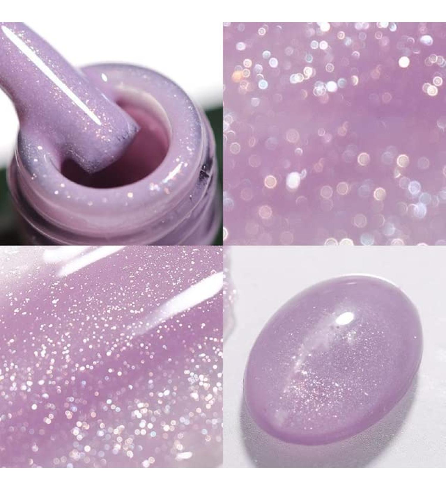 15ml Glitter Rubber Base Gel Aurora Chameleon Pink Gold Flakes Varnish Soak Off Semi Permanent UV Gels Polish Nail Art Manicure| | - - (Color: 6 Style A) 6 / Style a - Buy Online on GoSupps.com