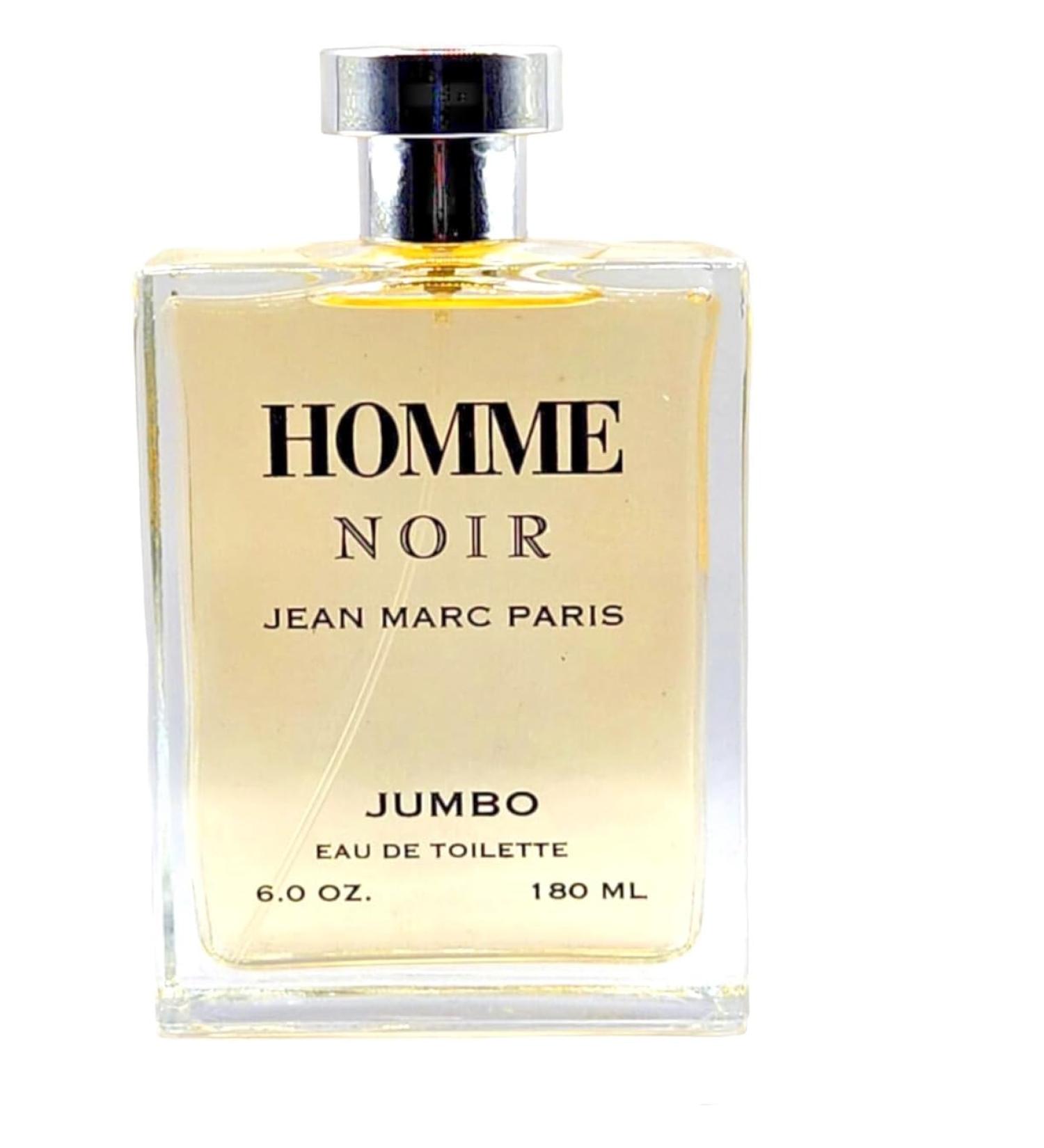 Jean Marc Paris HOMME NOIR Eau de Toilette Spray 6 oz JUMBO Size