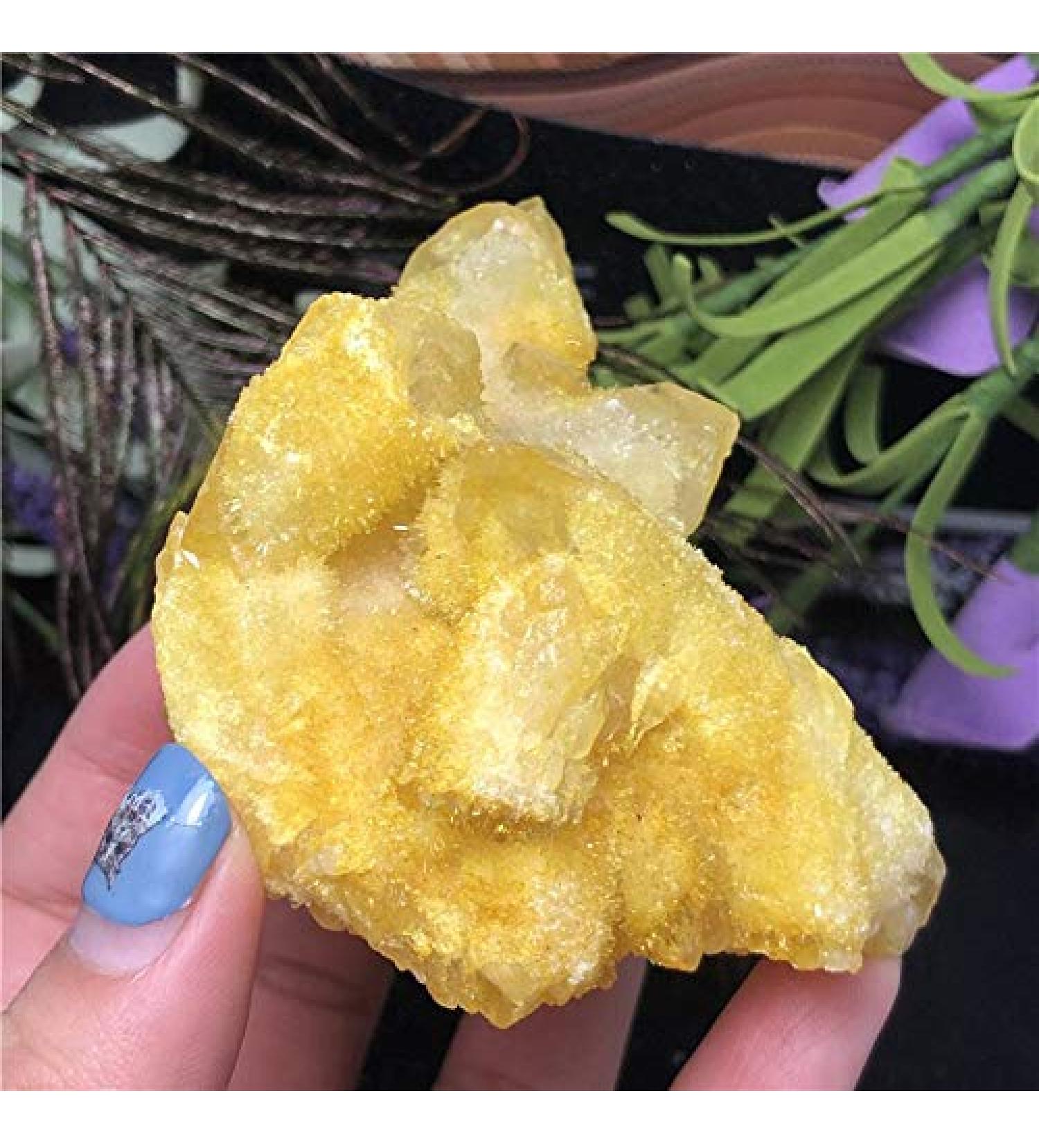 Yellow Phantom Quartz Crystal Cluster Specimen - JZIGTDEM (Color : 180g) - Buy Online on GoSupps.com