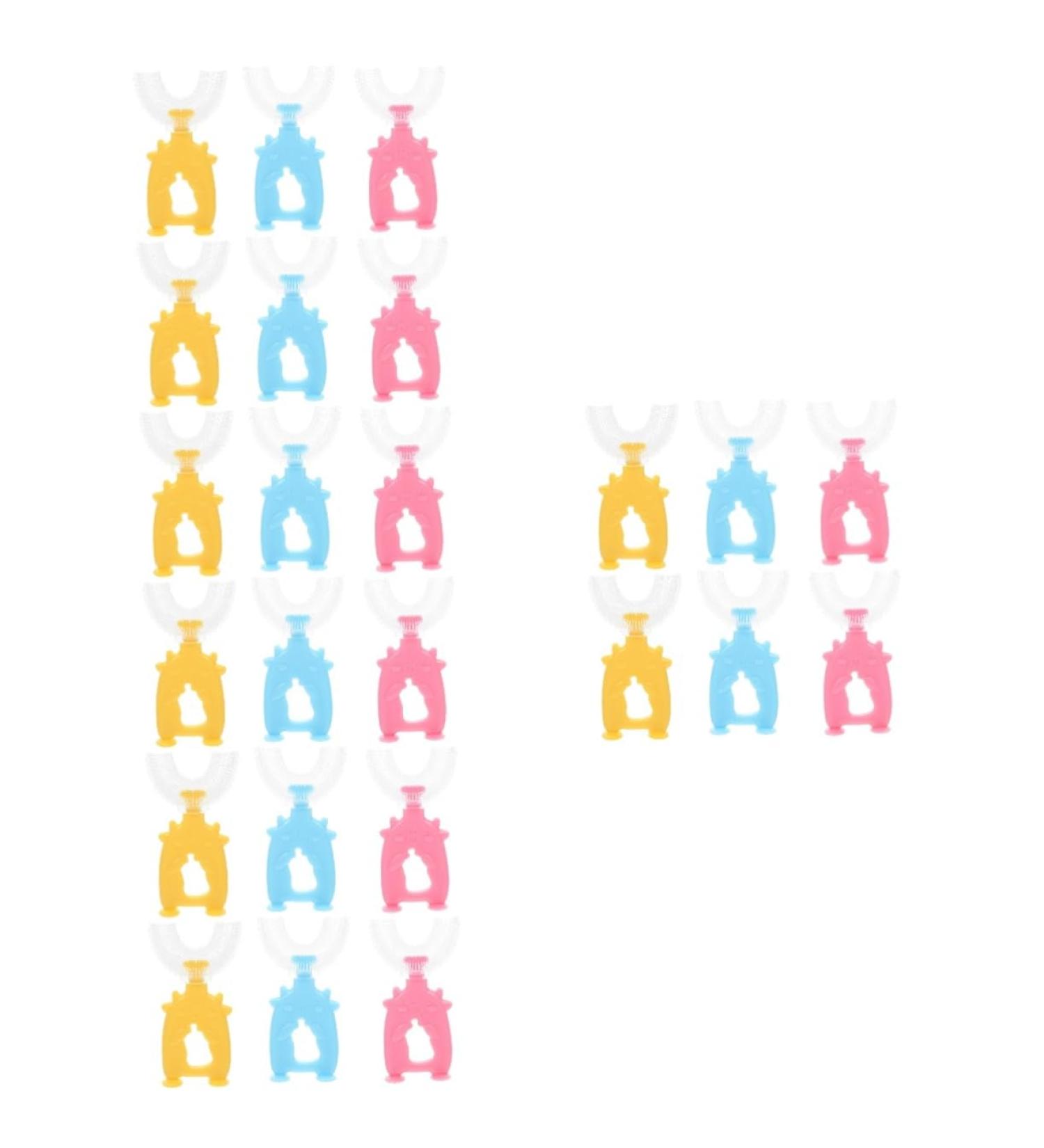 Beaupretty 24-Piece Shaped Toothbrush Set for Children | Soft Baby & Toddler Tooth Cleaning Brushes - Buy Online on GoSupps.com