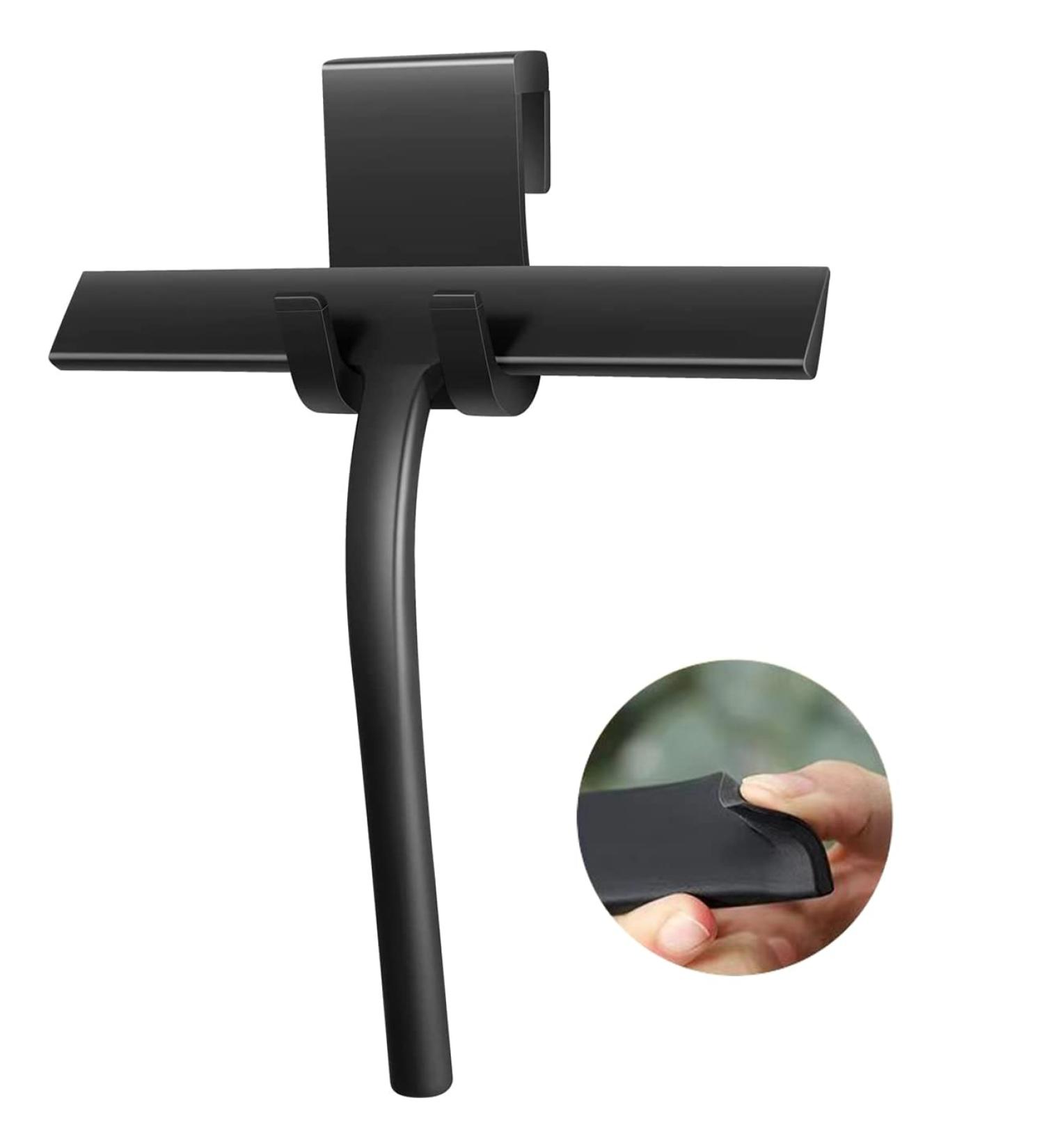 Shop love Shower Squeegee Auto Family Expenses Bathroom Floor 9'' Black Silicone Spatula Stainless Steel Core Short Handle Washing and Scraping Artifact (Silicone Hook) - Buy Online on GoSupps.com