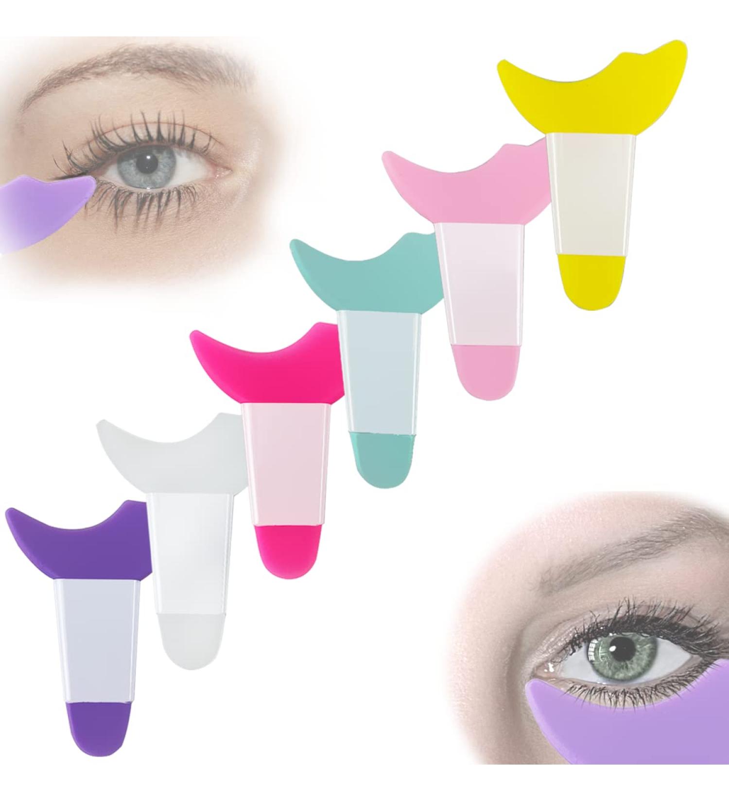 6PCS Multicolor Silicone Mascara Guard & Applicator Shield Set - Eye Makeup Shields for Precise Application - Eyelash & Eyeshadow Aid - Buy Online on GoSupps.com