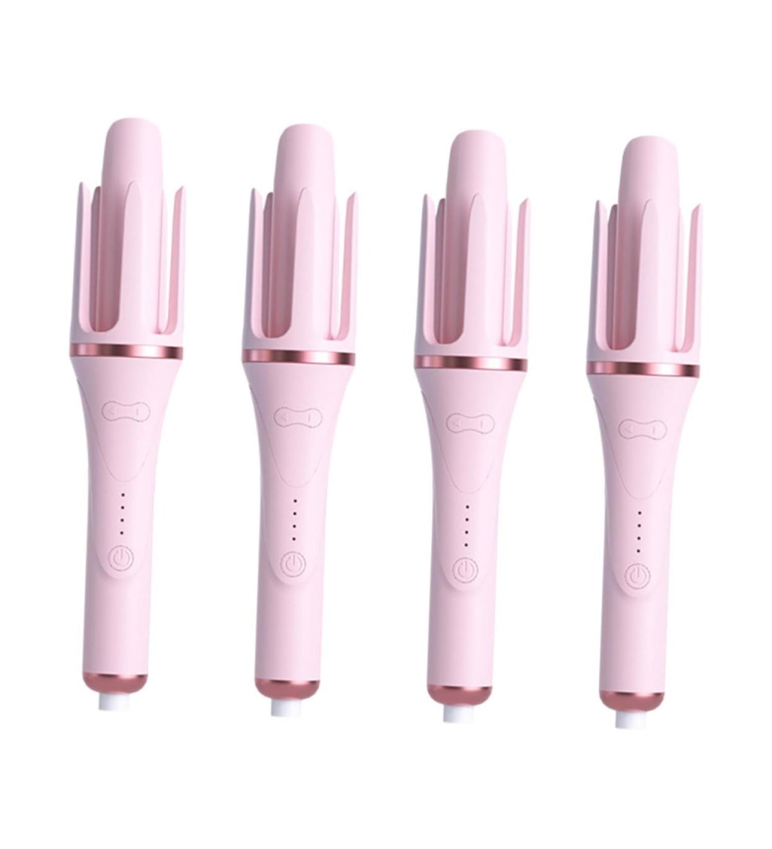 FOMIYES 4pcs Curling Wand Automatic Hair Curling Wand Nylon Curler 32.50X5.50X5.50CMx4pcs Pinkx4pcs - Buy Online on GoSupps.com