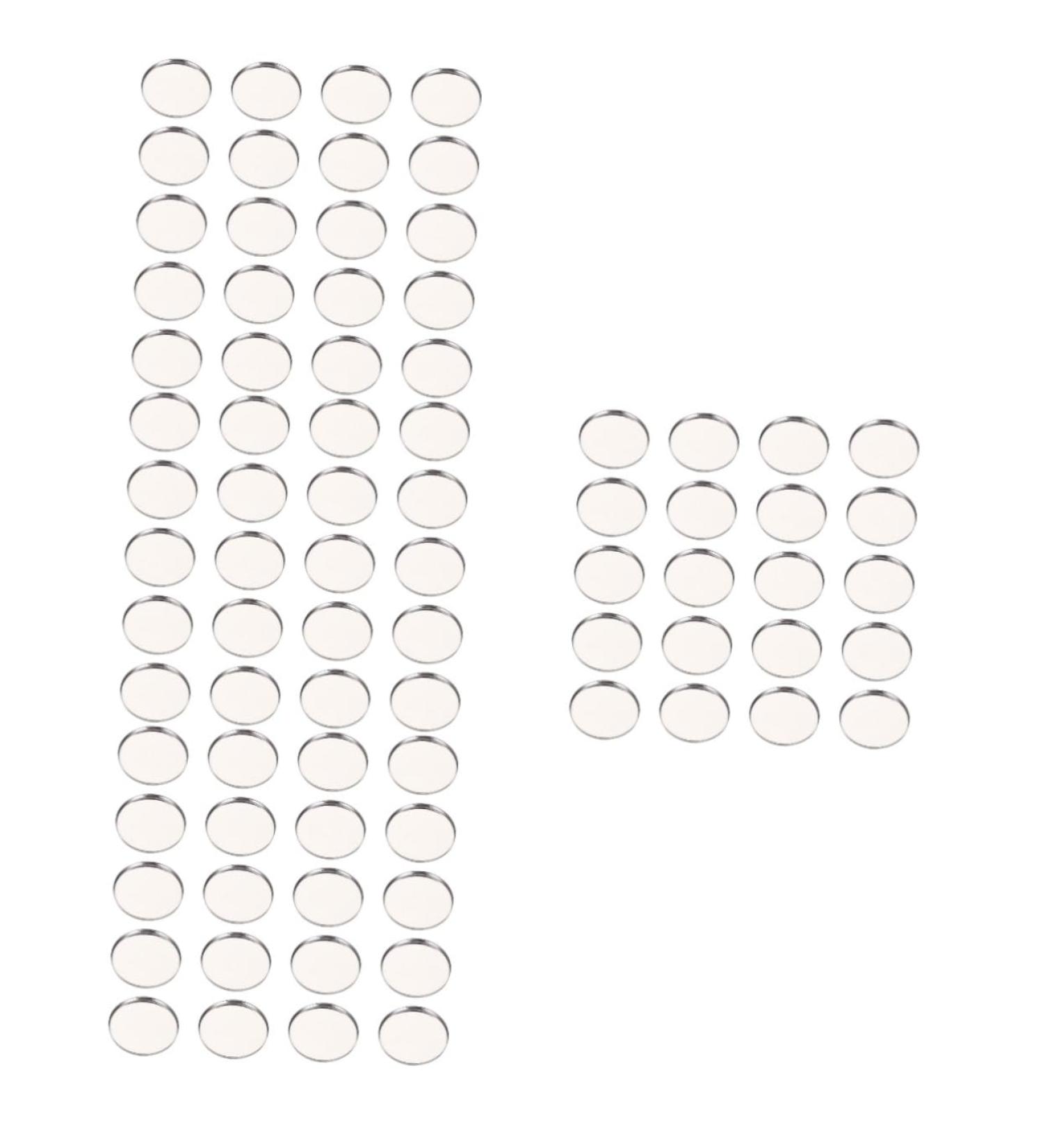 DOITOOL 200 Pcs Eye Shadow Disk Eyeshadow Empty Metal Pans Lipstick Diy Case Iron Plate Accessories Miss - Buy Online on GoSupps.com