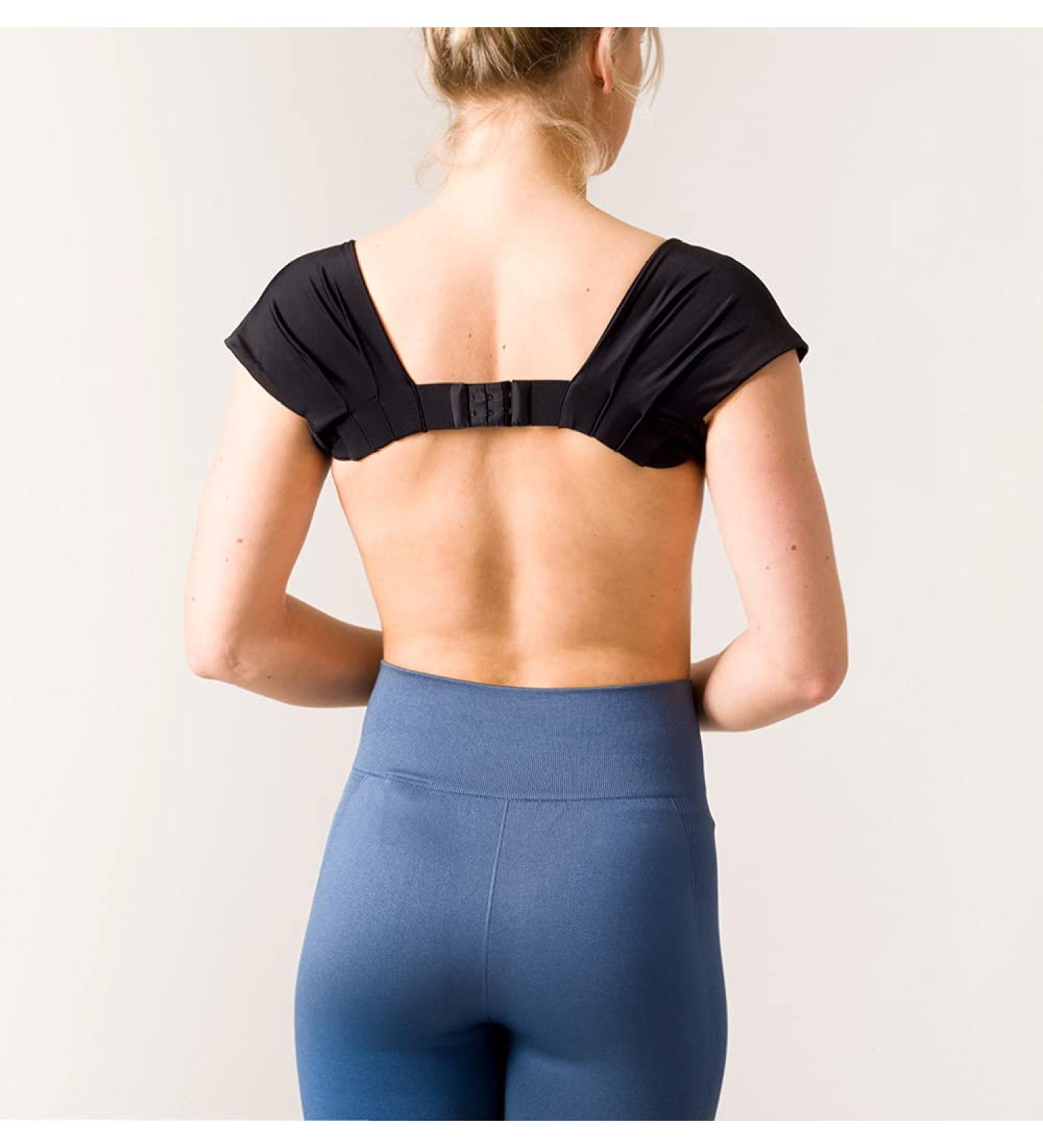 Swedish Posture Feminine Posture Corrector for Women | L-XL Black | Reduce Back Pain & Improve Posture - Buy Online on GoSupps.com