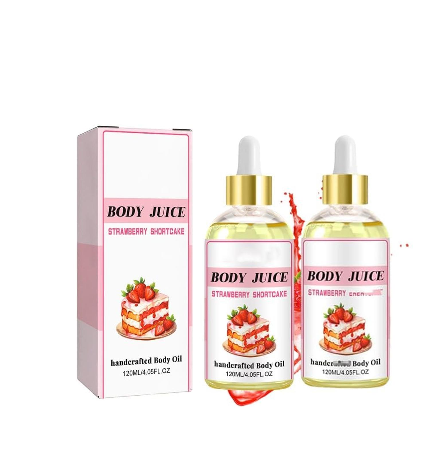 IFFANY Wild Plus Body Care Oil Body Juice Oil Strawberry Scent Handmade Suitable for Women with Dry Skin - Buy Online on GoSupps.com
