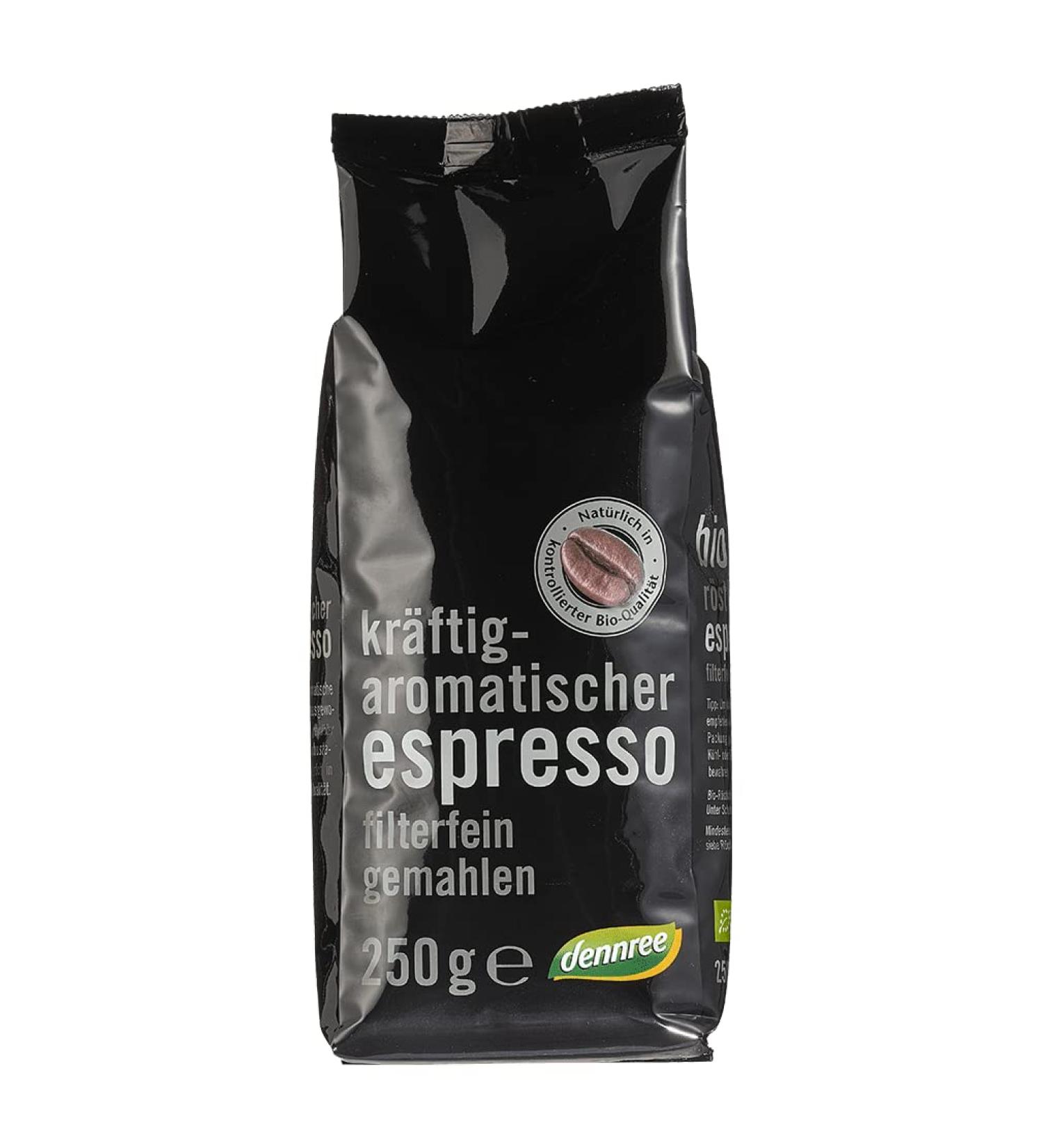  dennree dennree Organic Ground Espresso (2 x 250 g) - Buy Online on GoSupps.com