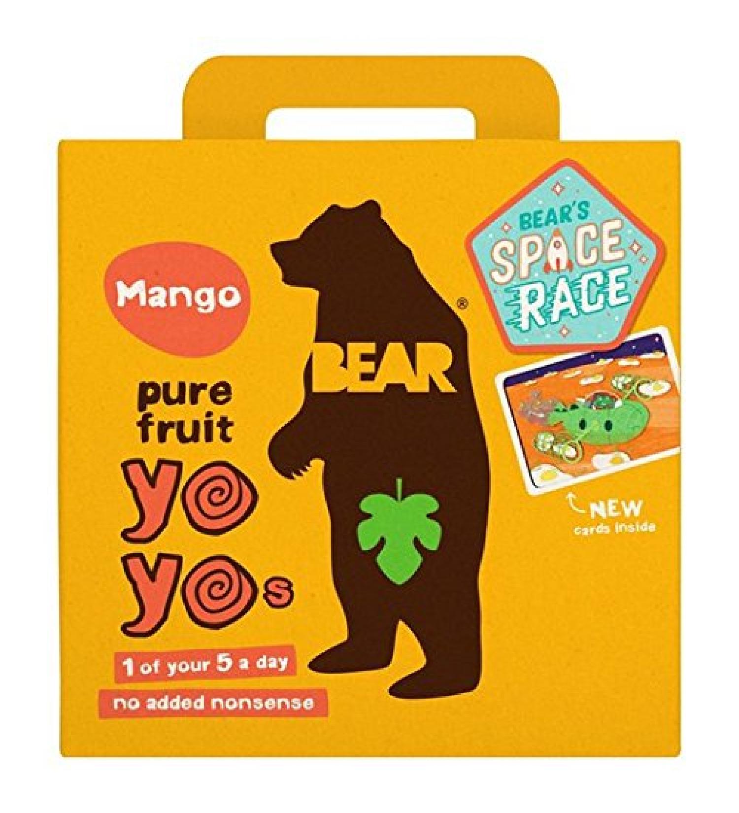 BEAR Bear Fruit Yoyos Mango Multipack 5 x 20 g