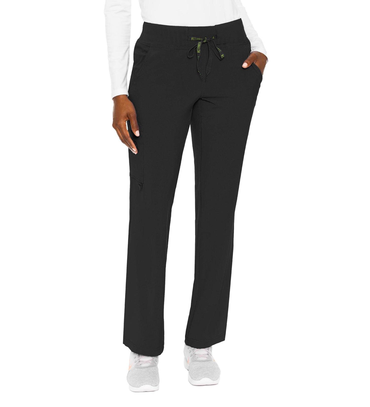 Med Couture Women's Activate Transformer Scrub Pant - Large Black | Comfort & Functionality - Buy Online on GoSupps.com