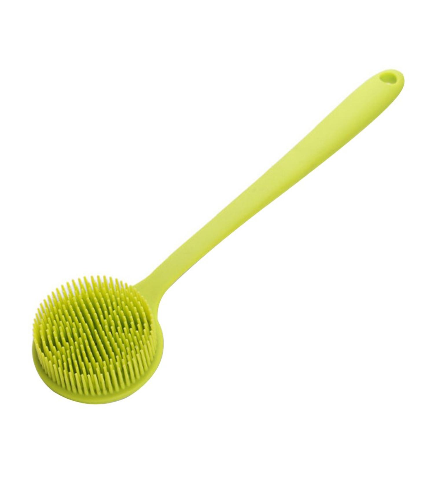 Rosenice Soft Silicone Body Brush | Long Handle Shower Brush for Ultimate Cleansing | International Shipping Available - Buy Online on GoSupps.com