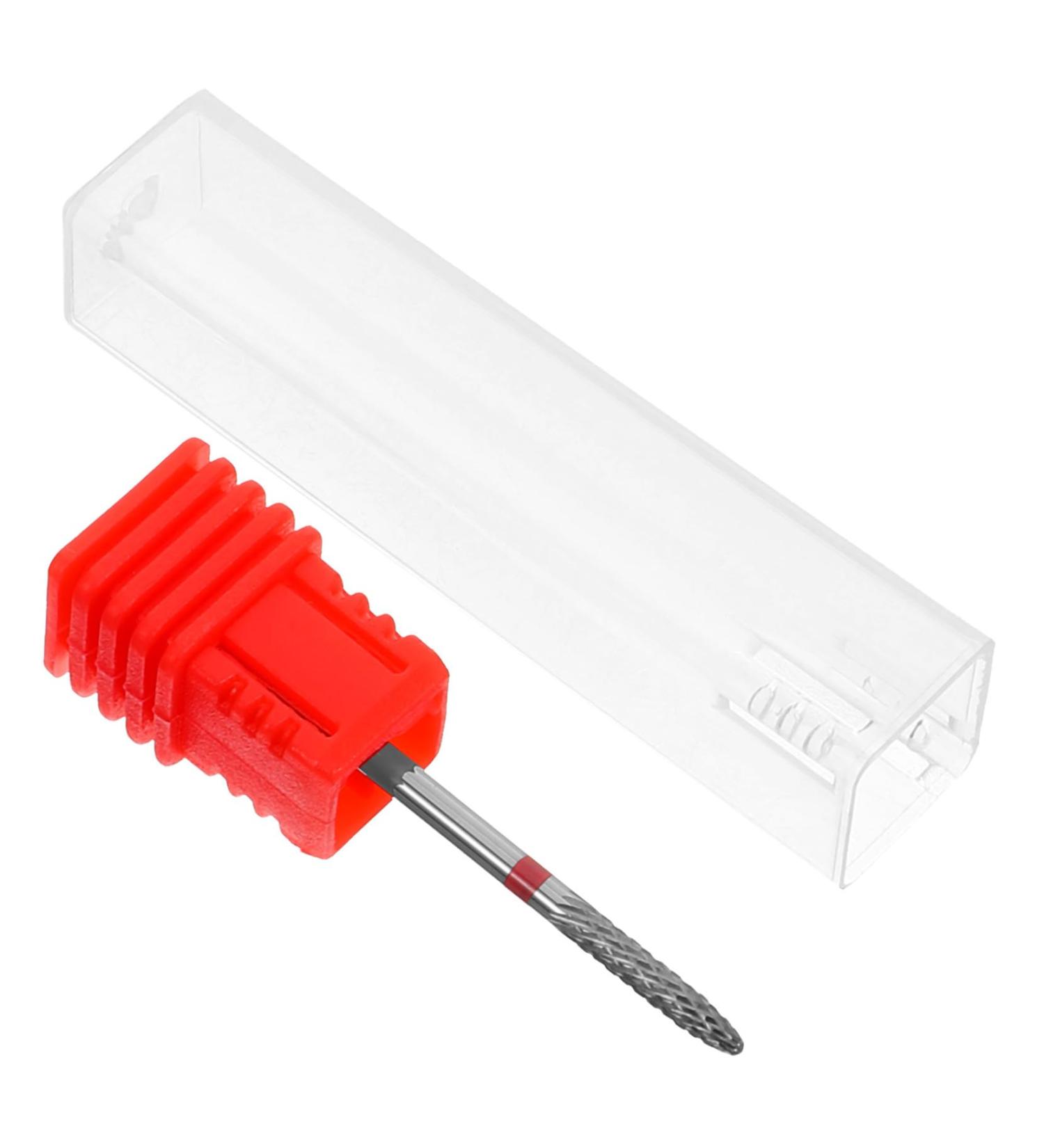 BIUDECO Nail Polisher Nail Art Polishing Tools Acrylic Nail Drill Bits Nail Bits for Women Nail Drill Bits for Nail Salon Manicure Supplies Manicure Tools Nail Bits for Nail Drill 7.00X1.30X1.30CM Red - Buy Online on GoSupps.com