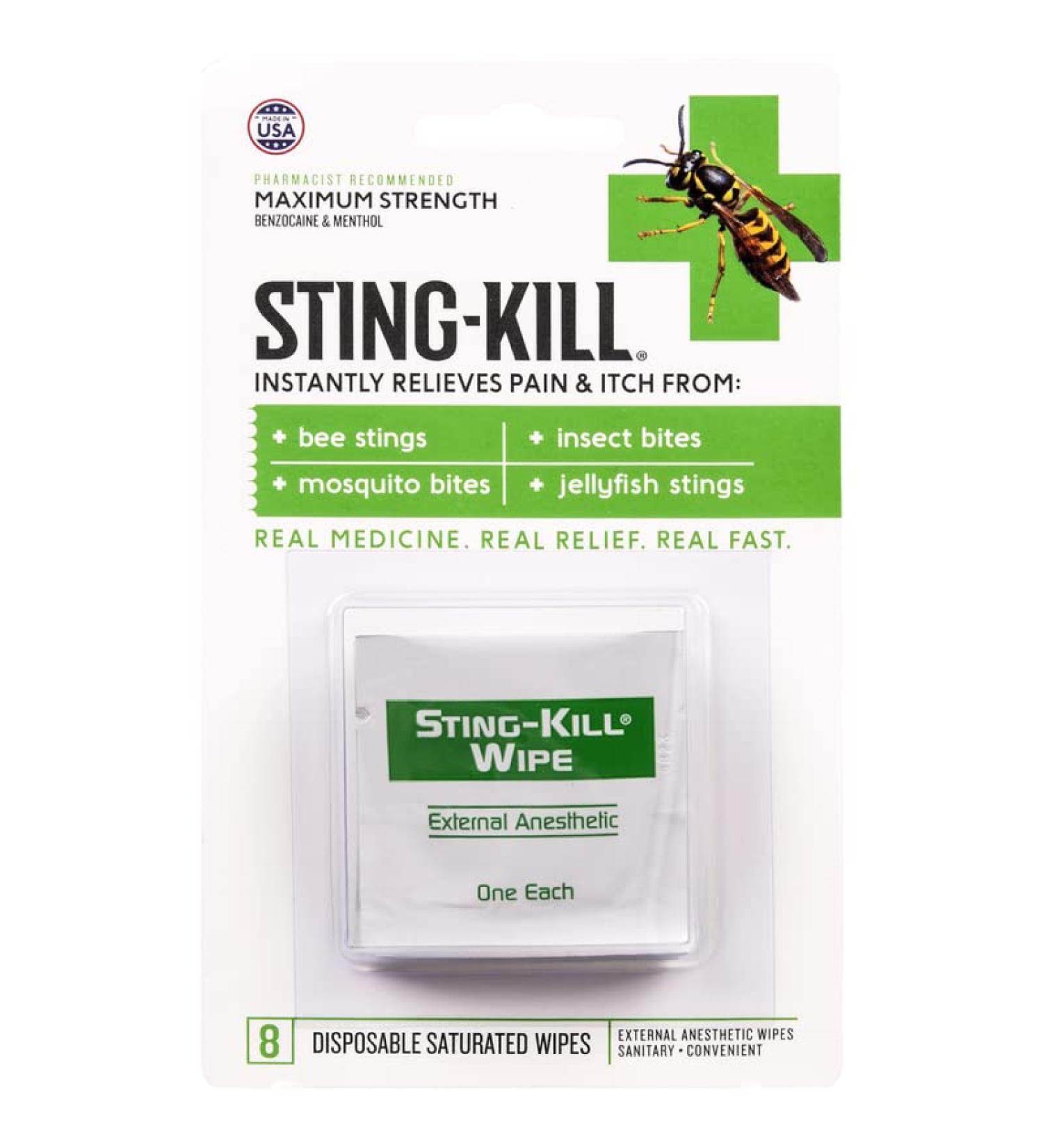 Sting Kill Maximum Strength 8CT Pack of 1