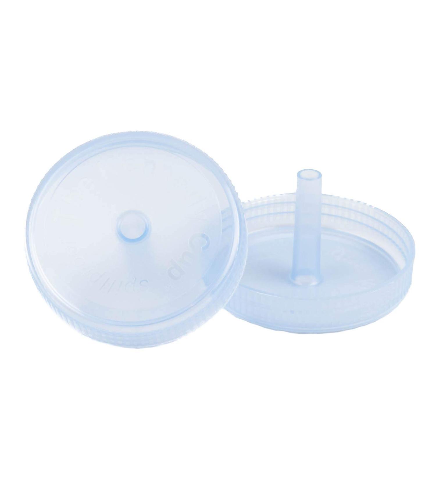 Sammons Preston Replacement Lids for Kennedy Cup, Pack of 6 Replacements Lids, Adult Sippy Cup Lids, Spillproof Lids with Straw Hole for Kennedy Cups, Drinking Aids for Disabled