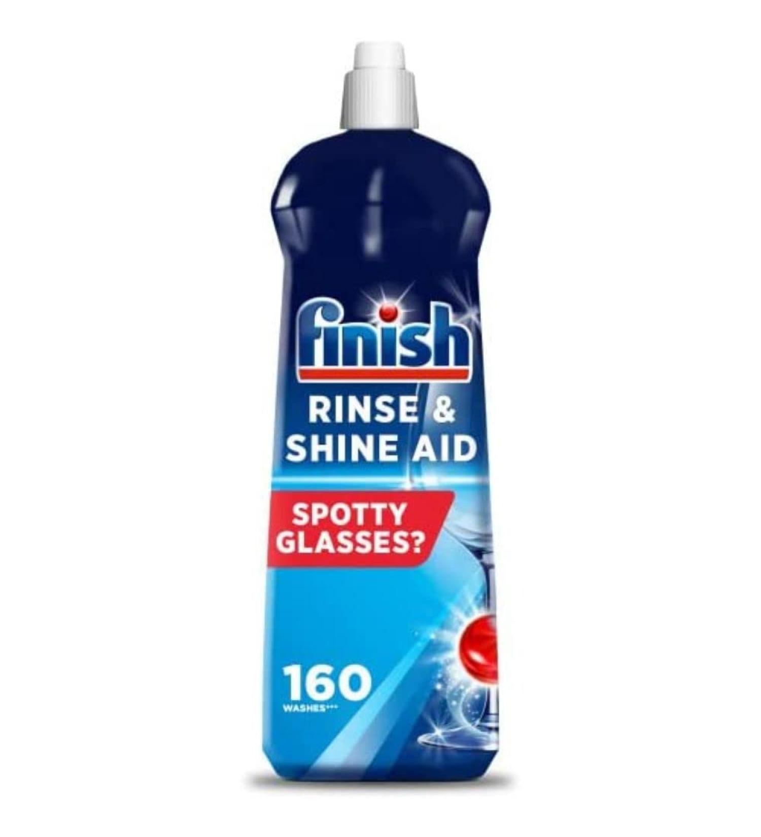 Finish Dishwasher Rinse & Shine Aid - Original 800ml | For Drier Glasses & Spot Prevention - Buy Online on GoSupps.com