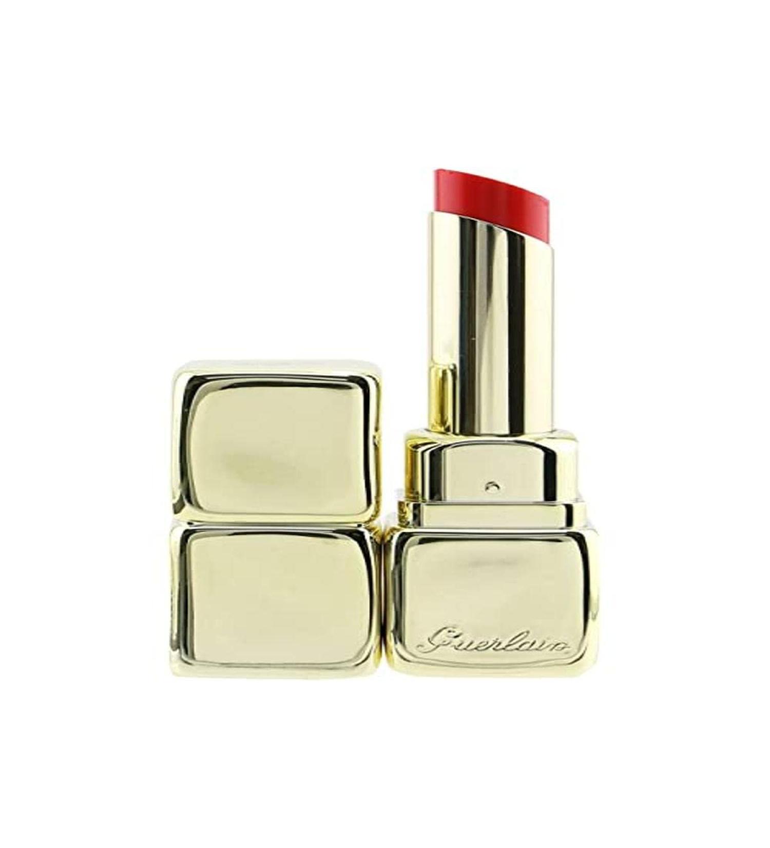 Guerlain Kiss Kiss Shine Bloom Lipstick - 520 Love Bloom for Women - 0.11 oz Lipstick