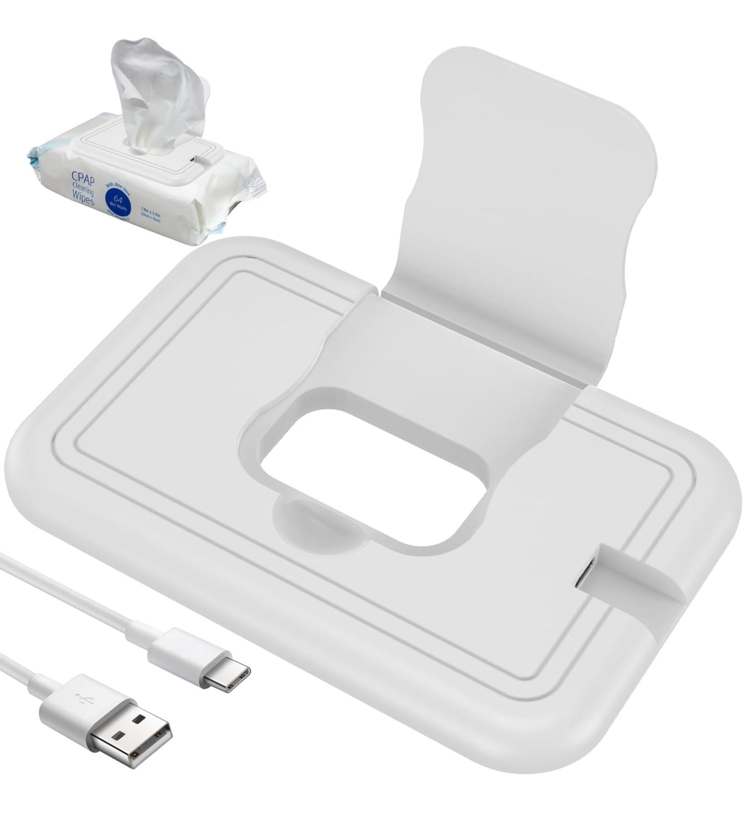 USB Baby Wipe Warmer Travels Size Portable Wipe Warmer Lightweight Travel Diaper Wipe Warmer Even Fast Heating Heated Baby Wipes Warmer Temperature Keep at 40-55 for Home Car Travel 5.9 3.9 0.39in white - Buy Online on GoSupps.com