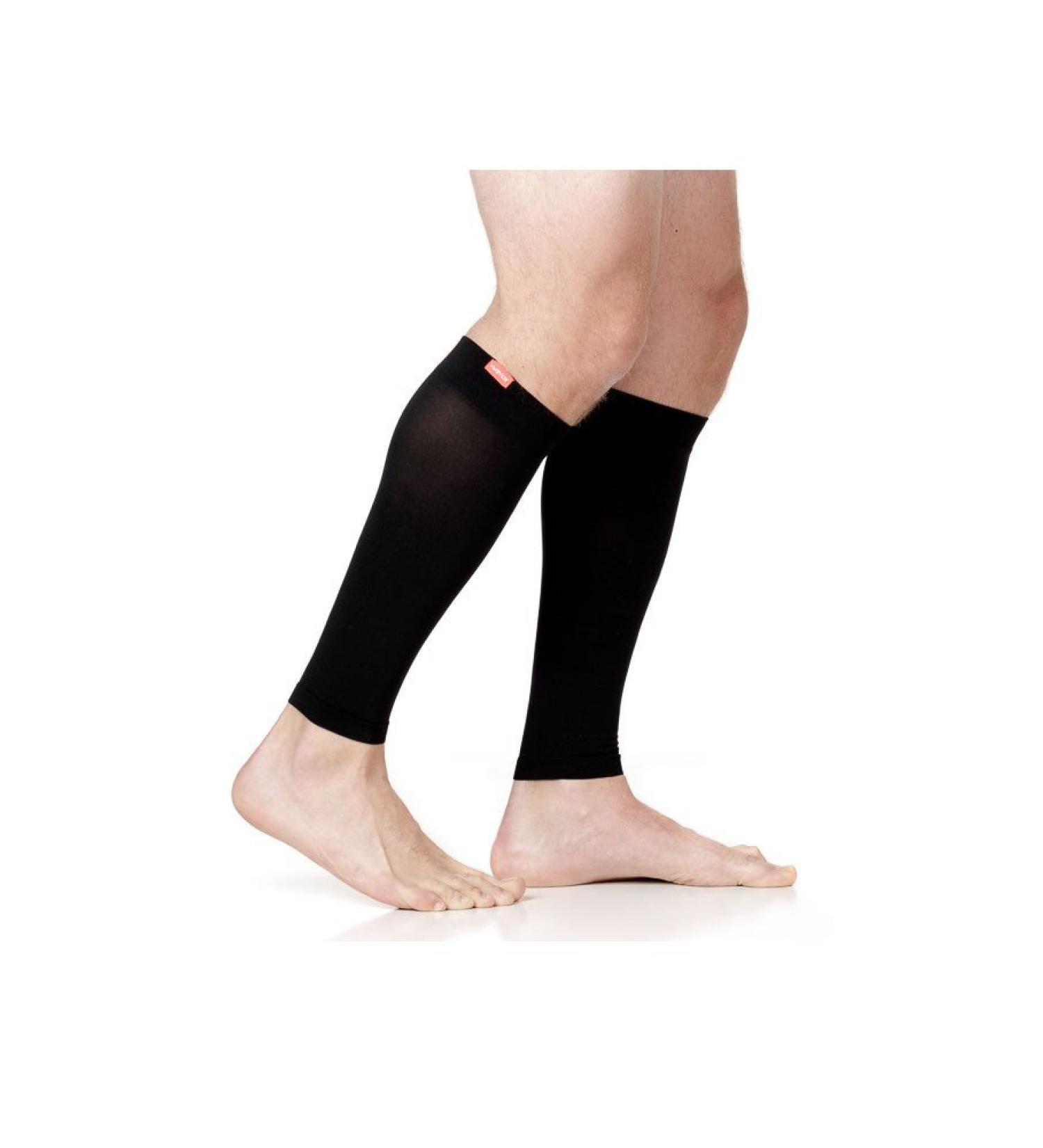 VIM & VIGR Unisex 15-20 mmHg Nylon Compression Sleeves - Solid (Medium/Large) | Enhance Comfort & Boost Circulation | International Shipping Available - Buy Online on GoSupps.com