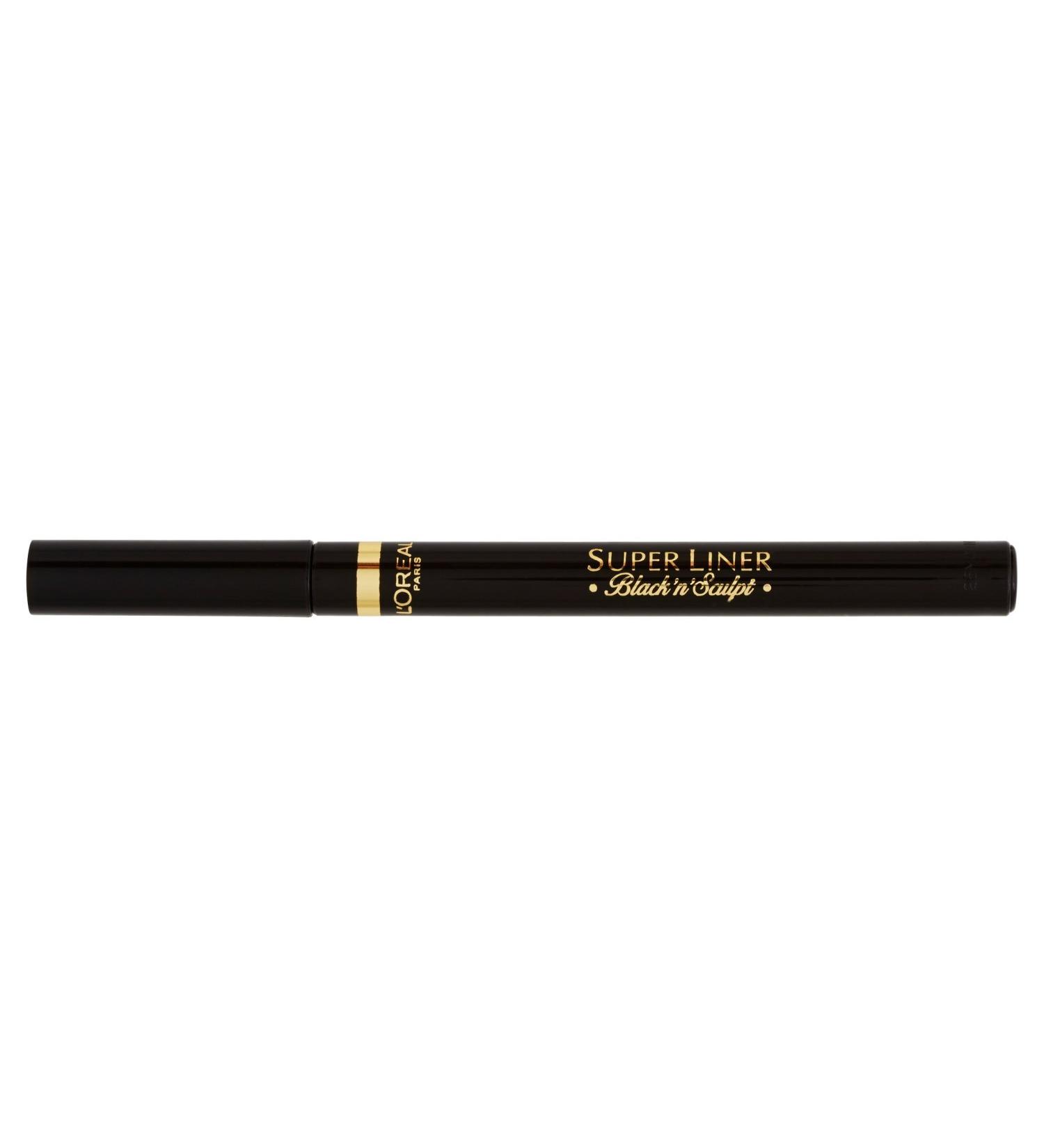 L'Or al Paris Super Liner Black'n'Sculpt - Precise Black Eyeliner with Spherical Felt Tip | International Shipping Available | 1 Pack (2 g) - Buy Online on GoSupps.com