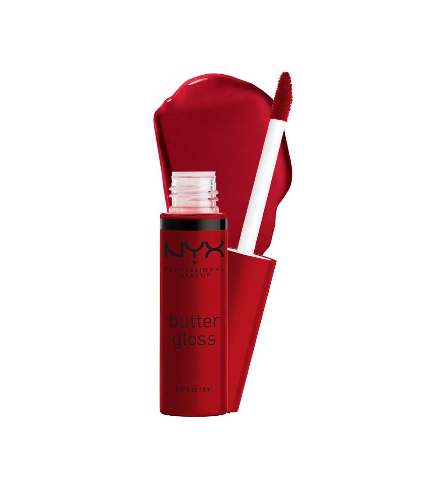 NYX Butter Gloss in Rocky Road - Wine Lip Gloss, 0.27 Fl Oz - Buy Online on GoSupps.com