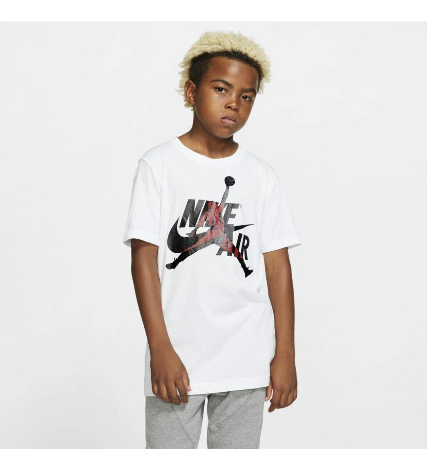 Nike Boys' Let There Be Air T-Shirt Medium White