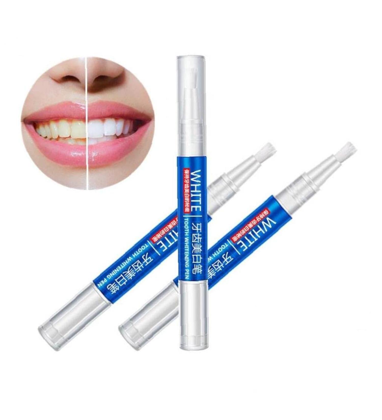 1pc Teeth Whitening Pen Tooth Whitening Gel Tooth Bleach Gel Whitener Remove Stains Toothpaste Pen Oral Hygene Dental Care - Buy Online on GoSupps.com