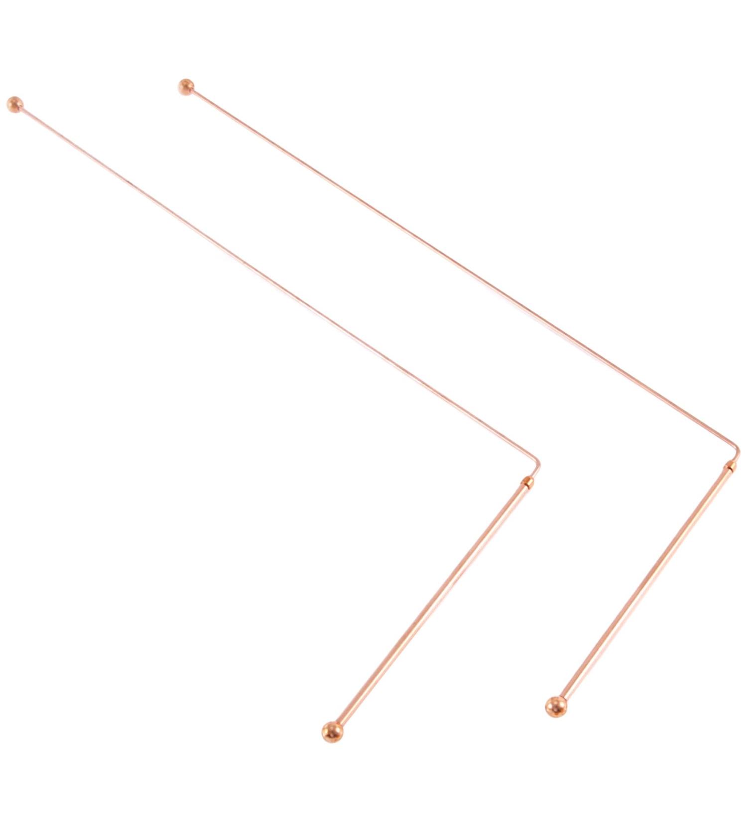 2 Pi ces de Radiesth sie en Cuivre D tecteur de Sourcier pour L' nergie de L' 99 9% de Cuivre Pur. - Buy Online on GoSupps.com