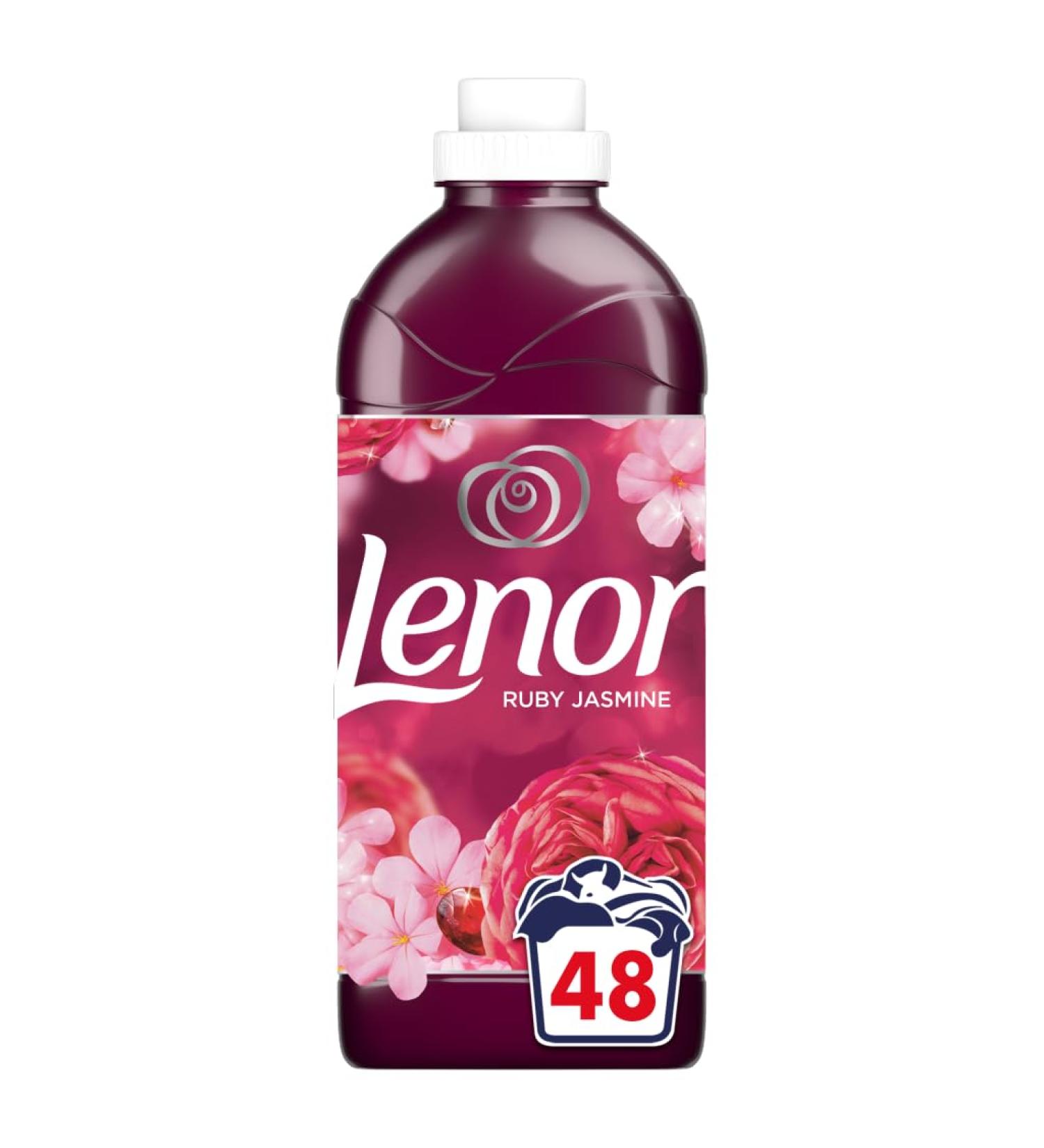 Lenor Fabric Conditioner Ruby Jasmine 48 Washes 1680ml Jasmine 1.68 l (Pack of 1)