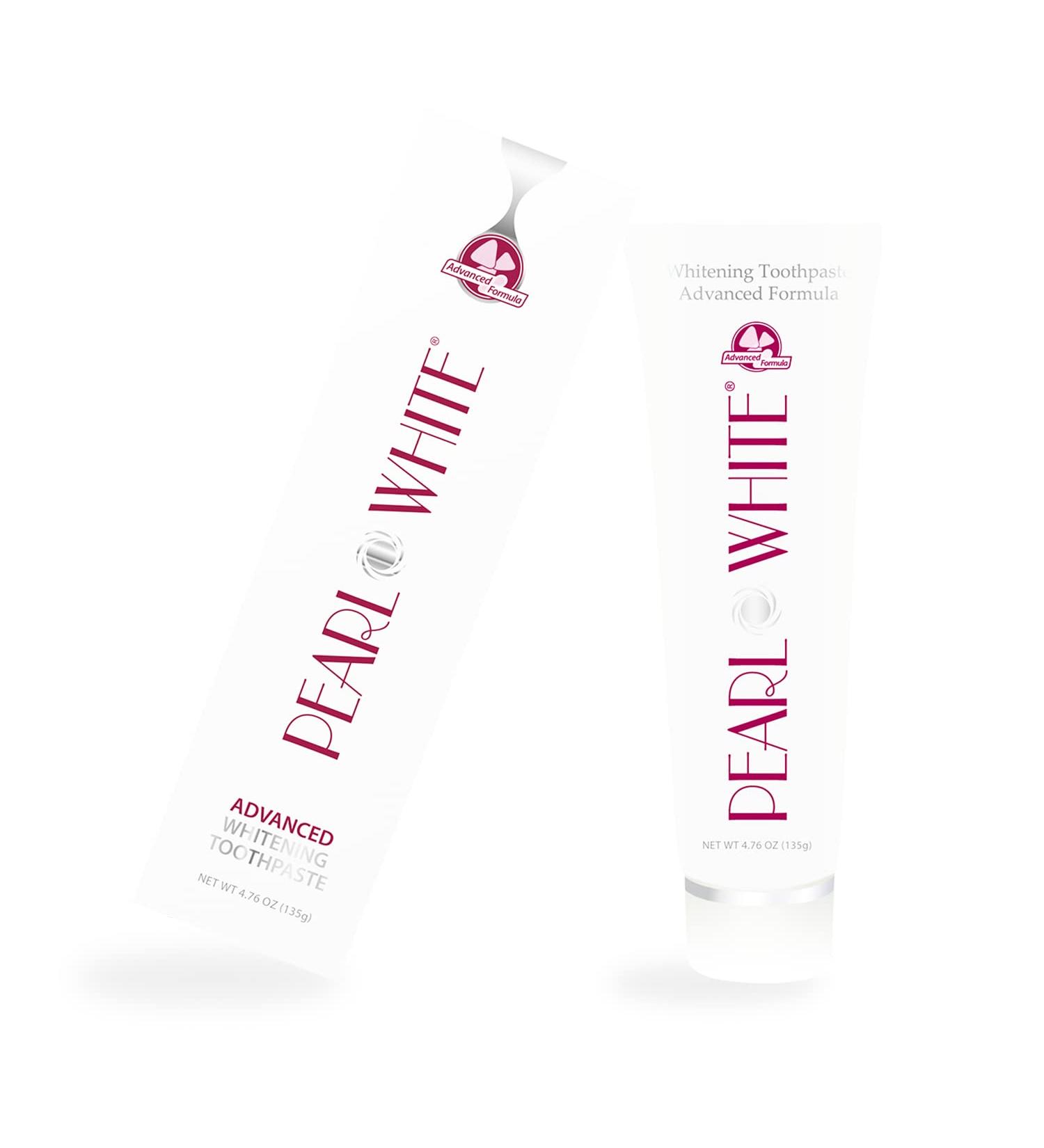 Shop Pearl White Advanced Bleaching Toothpaste - Large Size for Bright Smiles | International Shipping Available - Buy Online on GoSupps.com