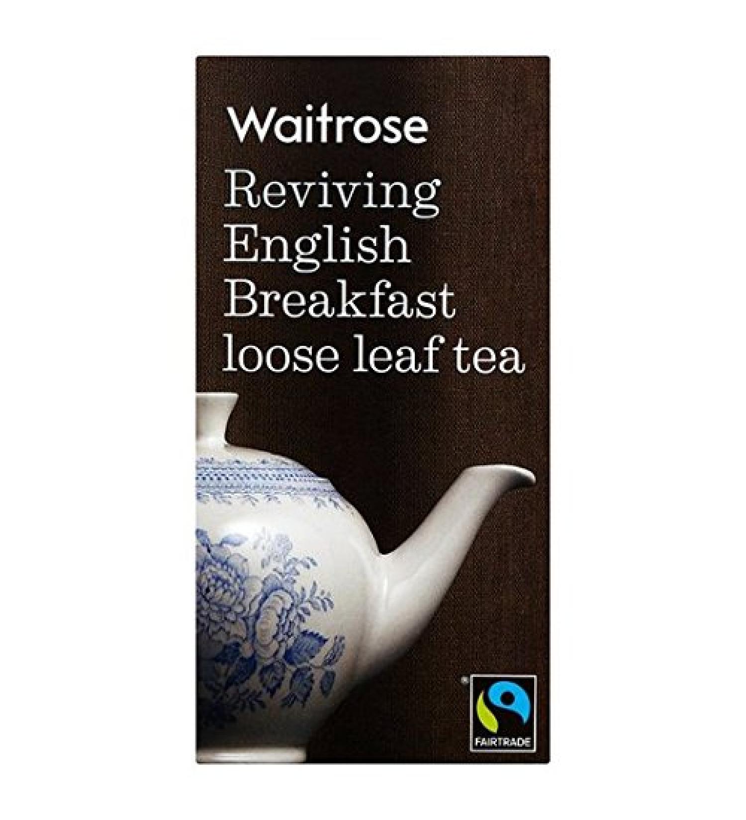 Waitrose English Breakfast Th en vrac 125 g