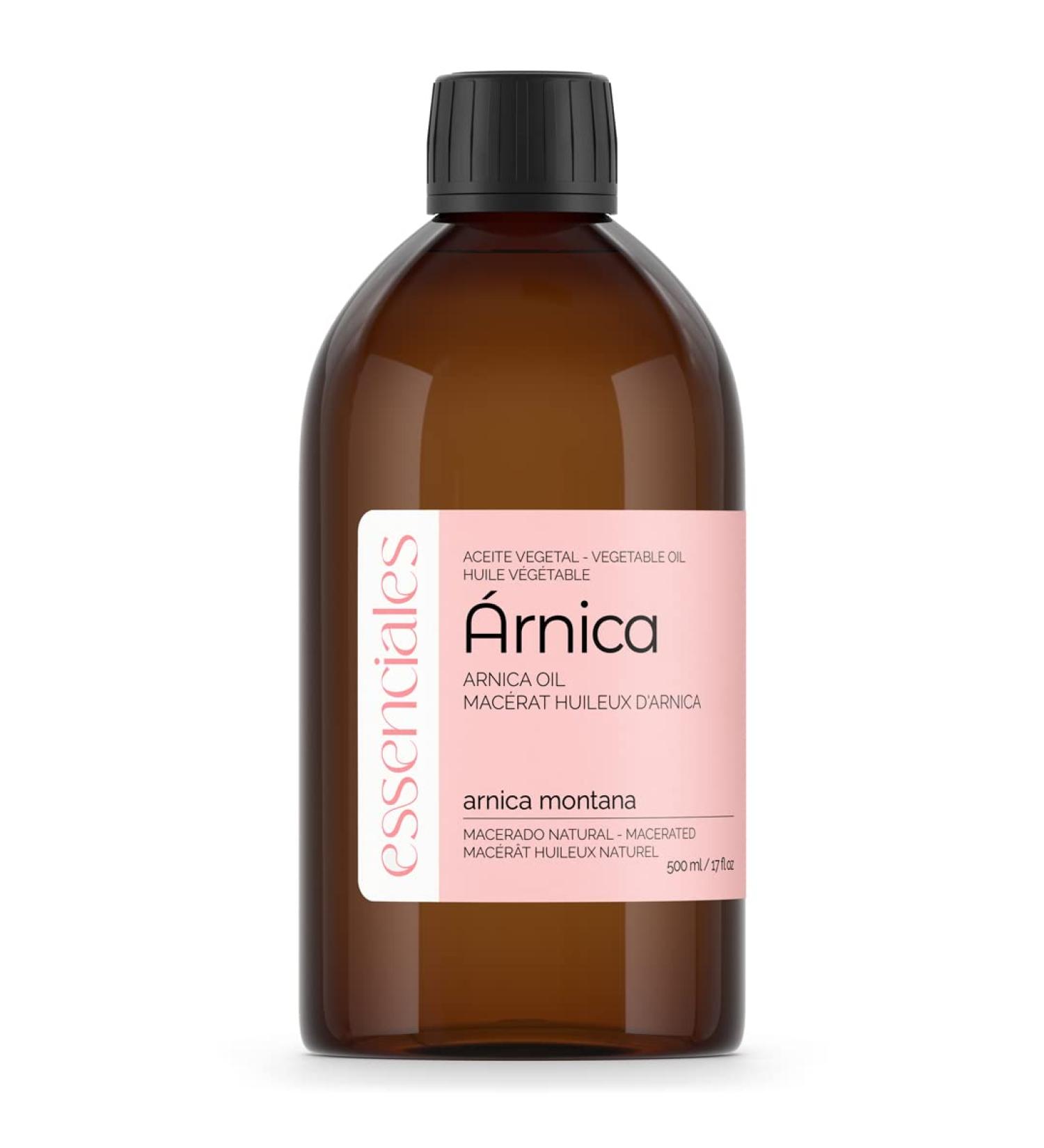  Essenciales Essenciales Organic Certified Organic Arnica Natural Vegetable Oil 500ml | Arnica Montana Vegetable Oil - Buy Online on GoSupps.com