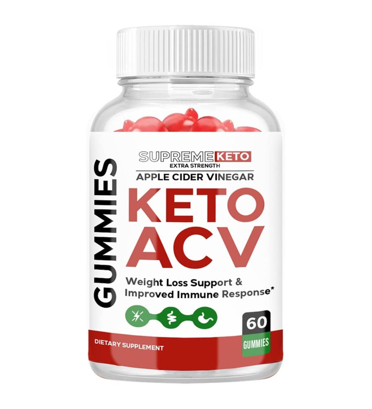 Nutradash Supreme Keto ACV Gummies - Extra Strength Formula (60 Gummies) - 1 Month Supply - Buy Online on GoSupps.com