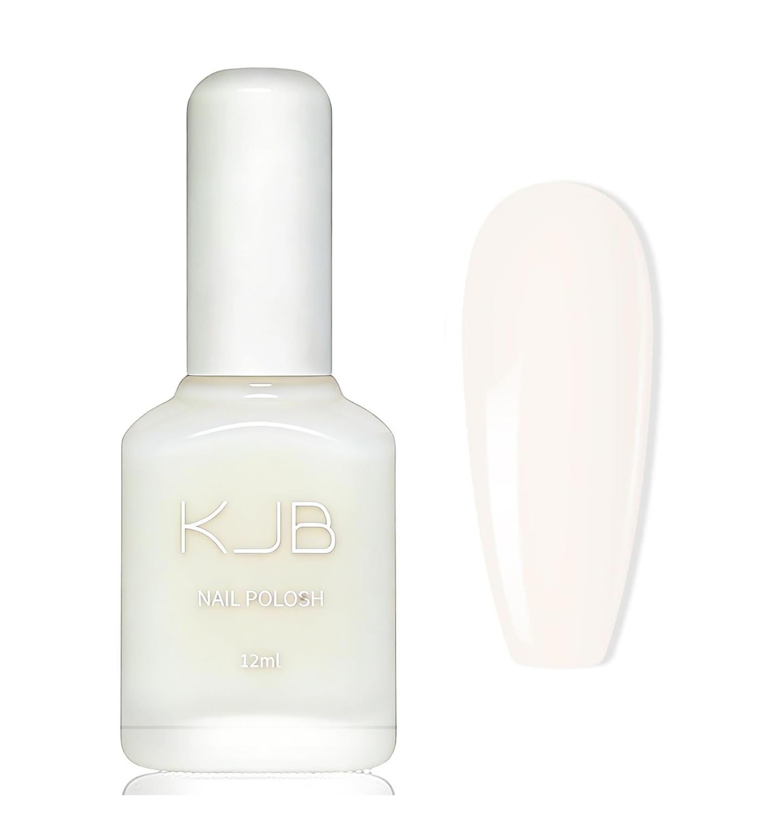  MrCuvaryas Quick-drying white nail polish non-toxic water-based polish for girls Shimmer Jelly white nail polish DIY nail polish manicure air-drying creamy finish - Buy Online on GoSupps.com