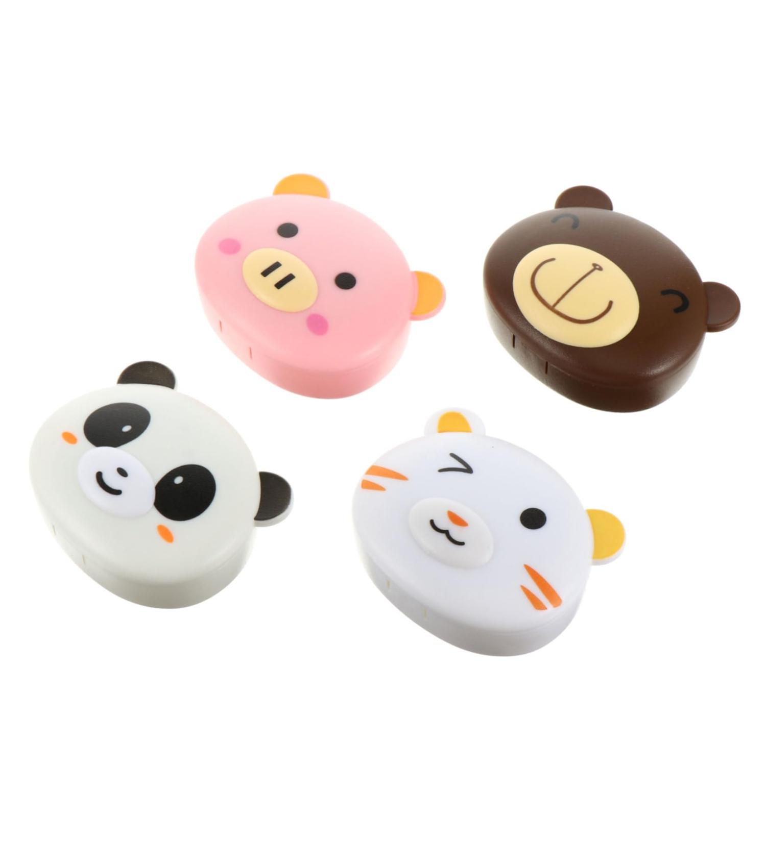 Solustre 8 STK Contact Lens Case Portable Travel Set with Mirror Eye Care Holder for Lenses Ideal for International Shipping - Buy Online on GoSupps.com
