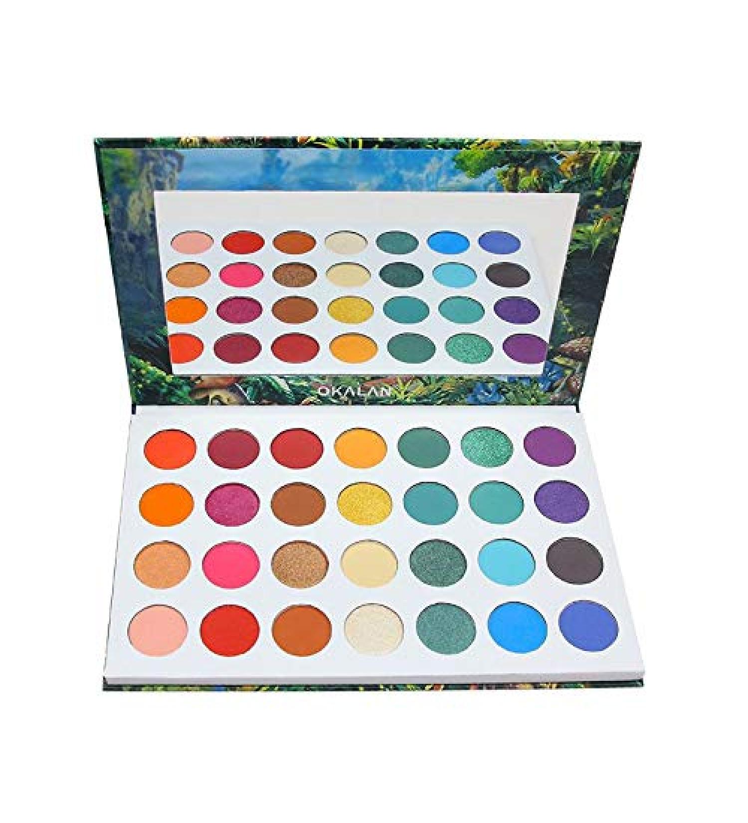 Wonderland 28 Color Eyeshadow Palette | Vibrant Shades for Every Look - Shop Internationally - Buy Online on GoSupps.com