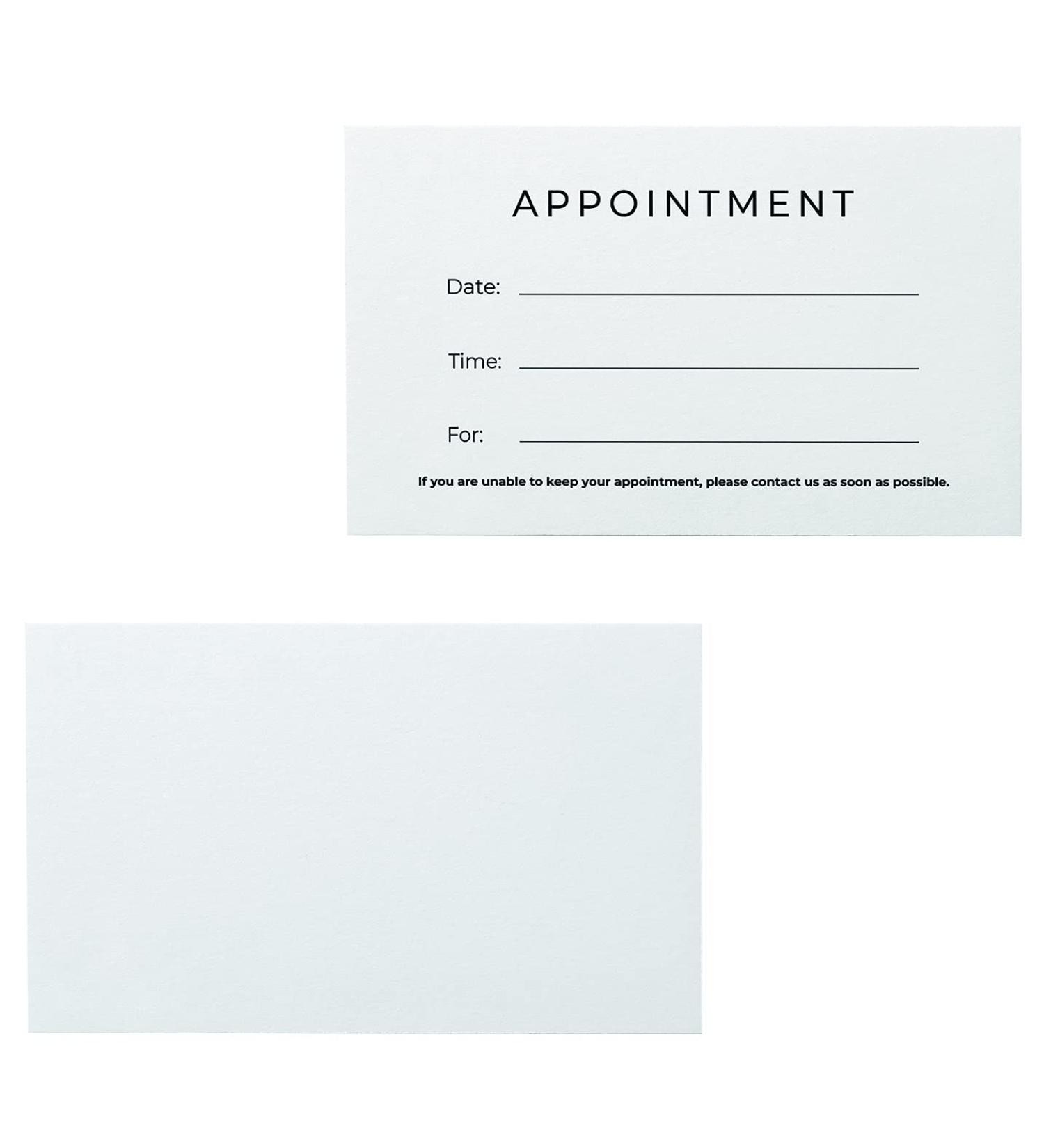 ITZAMNA Appointment Card for 100 Makeup Artists - Professional Salon Organizer - International Shipping Available - Buy Online on GoSupps.com