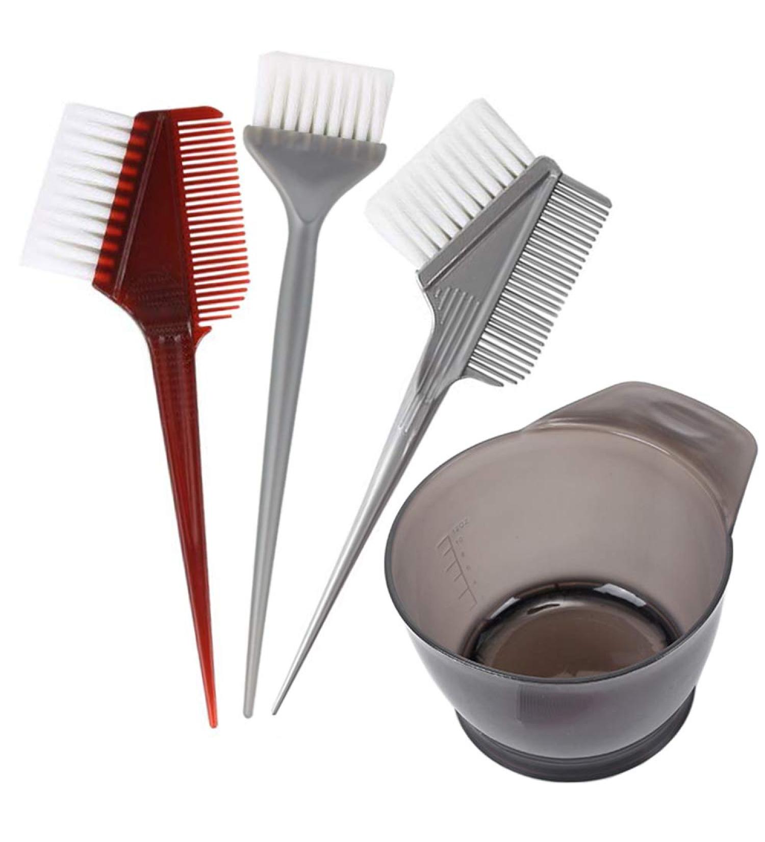 Professional Salon 2021 Hair Coloring Kit - 4 PCS Dye Brush, Bowl Set, Comb, Tint Tool - Buy Online on GoSupps.com