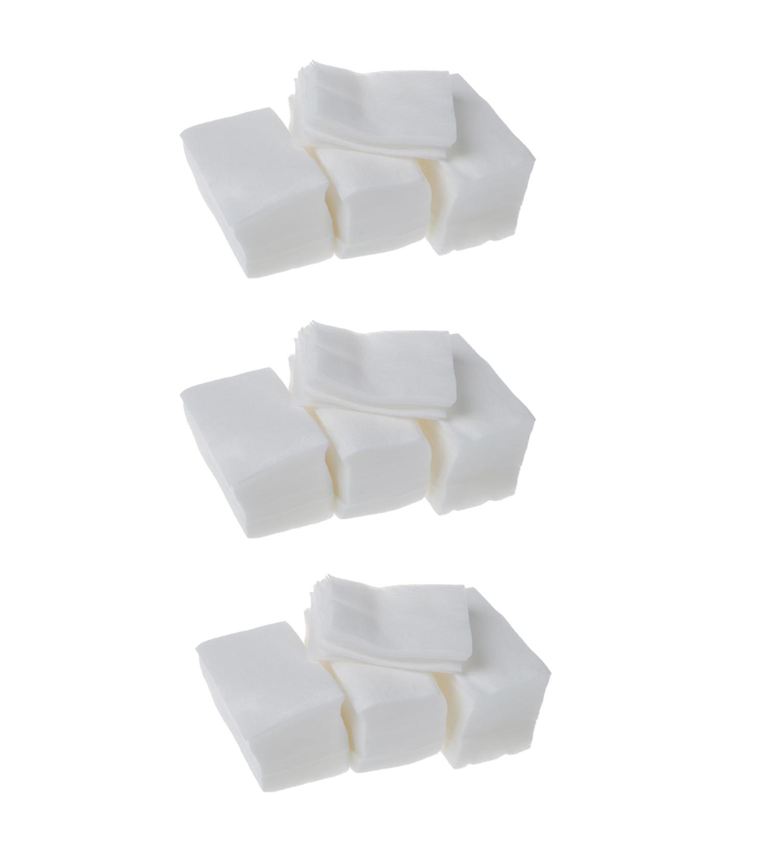 LAMELLIS 960Pcs Lady White Rectangular Face Cleaning Cotton Pads - Buy Online on GoSupps.com