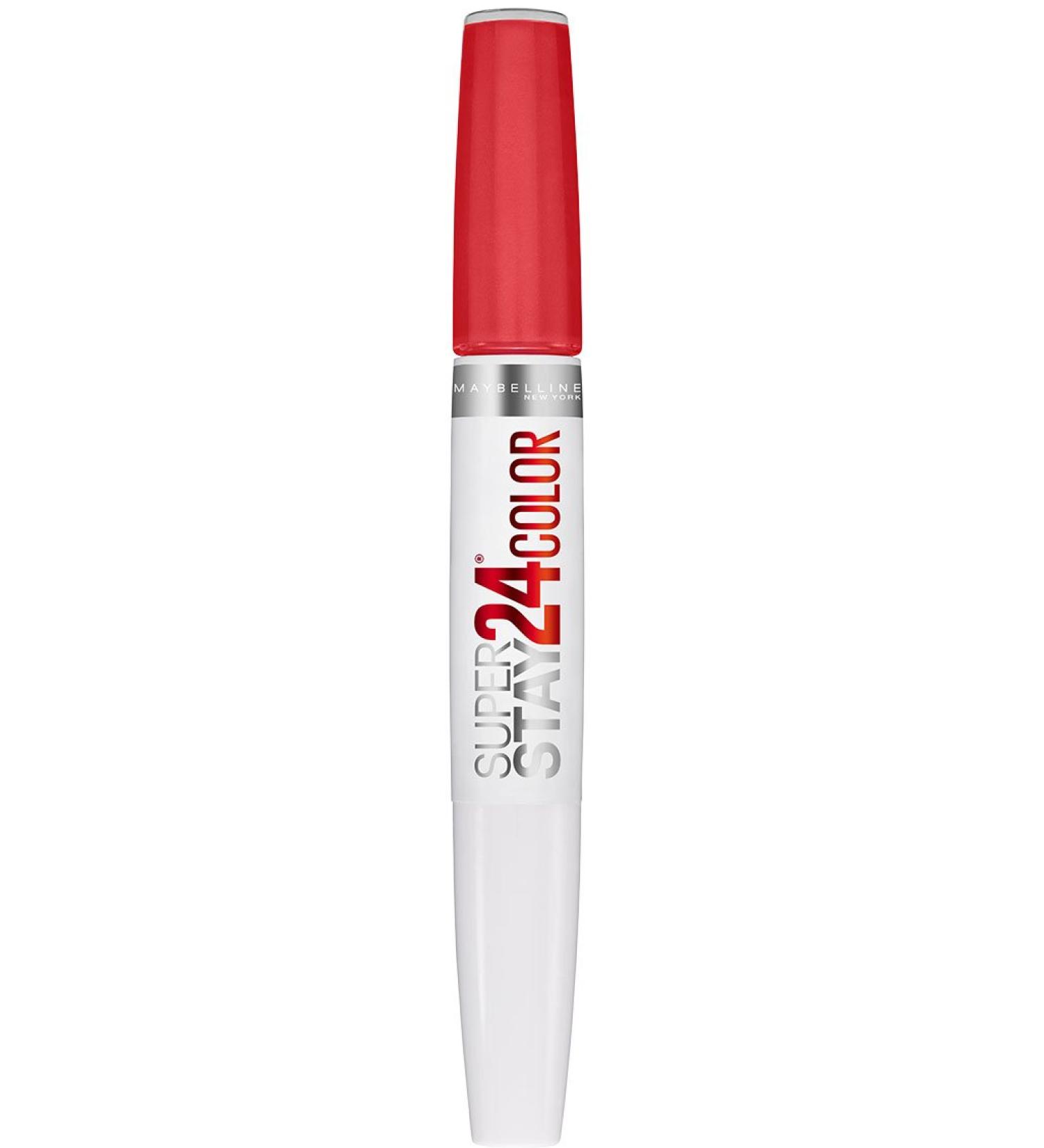 Maybelline SuperStay 24 Liquid Lipstick in Steady Red-Y - Long-Lasting Lip Makeup - Buy Online on GoSupps.com