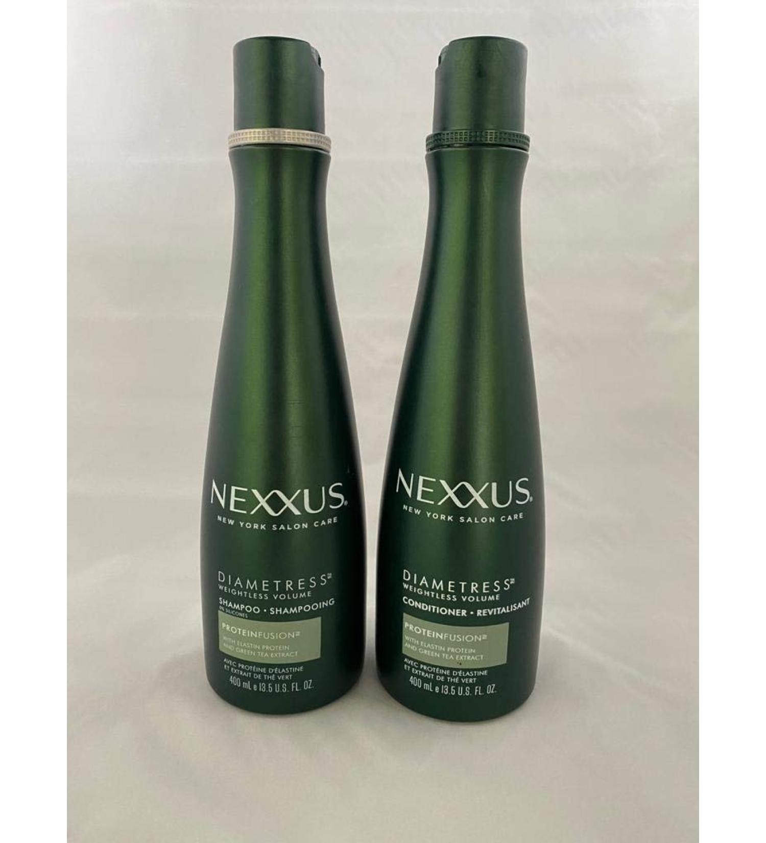 Nexxus Diametress Volumizing Combo Pack Rebalancing Shampoo + Restoring Conditioner 13.5 Ounce Each Packaging May Vary