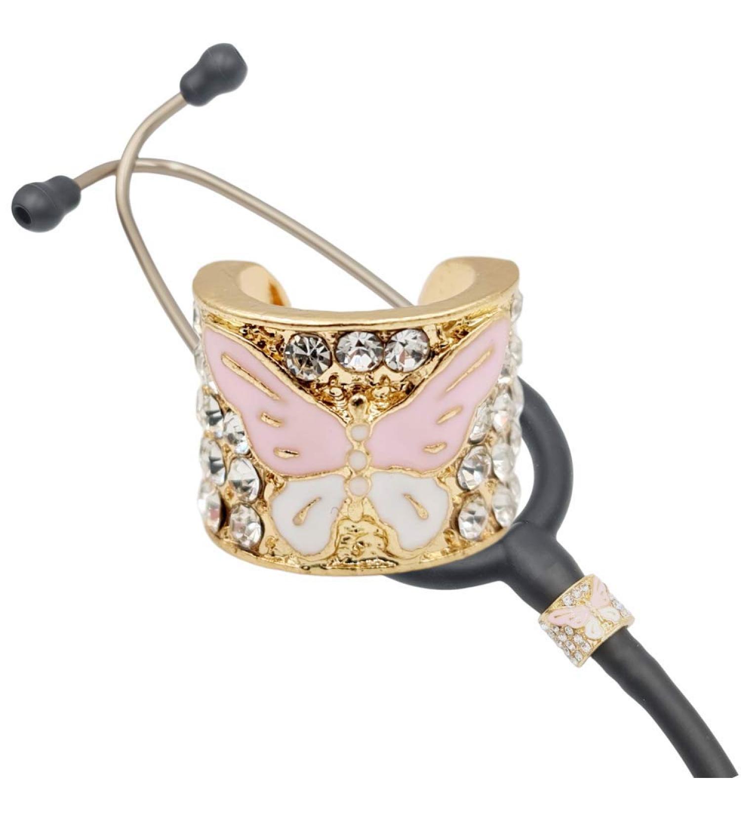 Charmscope Butterfly Gold Stethoscope Charms Jewelry - Buy Online on GoSupps.com