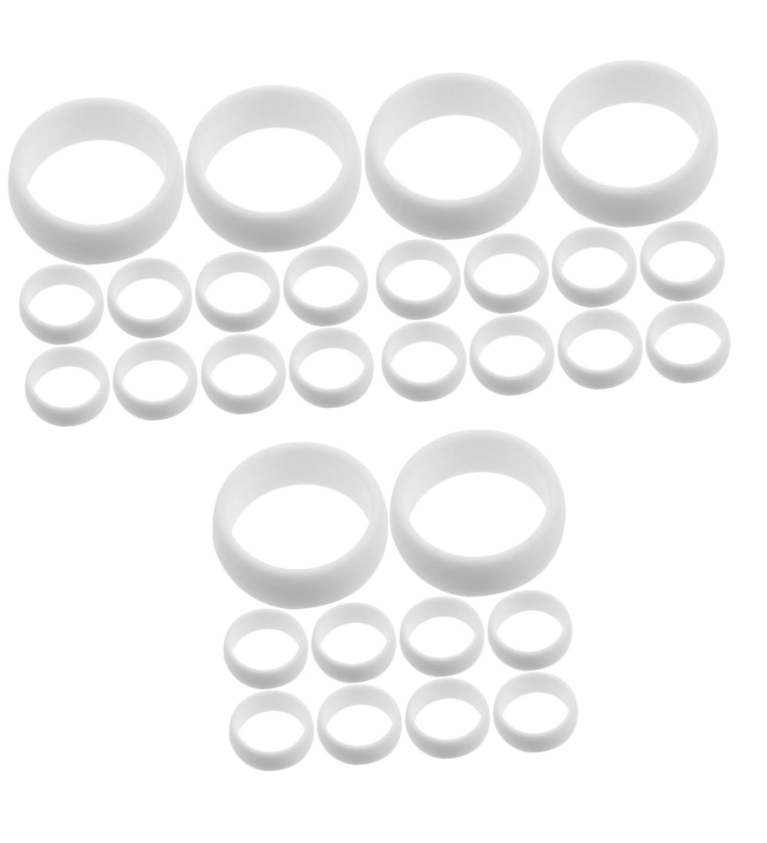 Healeved 24 Pcs Silicone Ring Rubber Silicone Ring Soft Silicone Ring Best Friend Silicone Mens Ring Men's Accessories Mens Fidget Ring Finger Jewelry Silicone Finger Ring Gym Accessories 2.6X2.6X0.7CMx3pcs Blackx3pcs - Buy Online on GoSupps.com